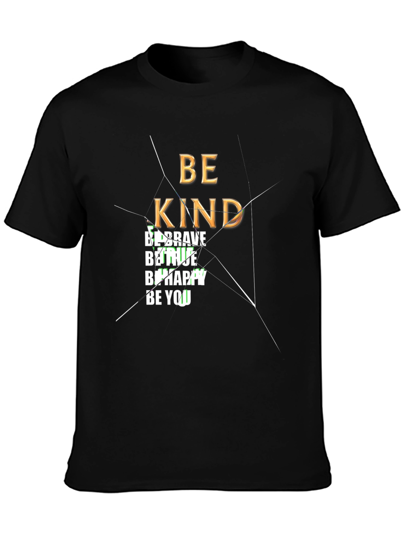 Be Kind Graphic Tee - Inspirational Black T-Shirt