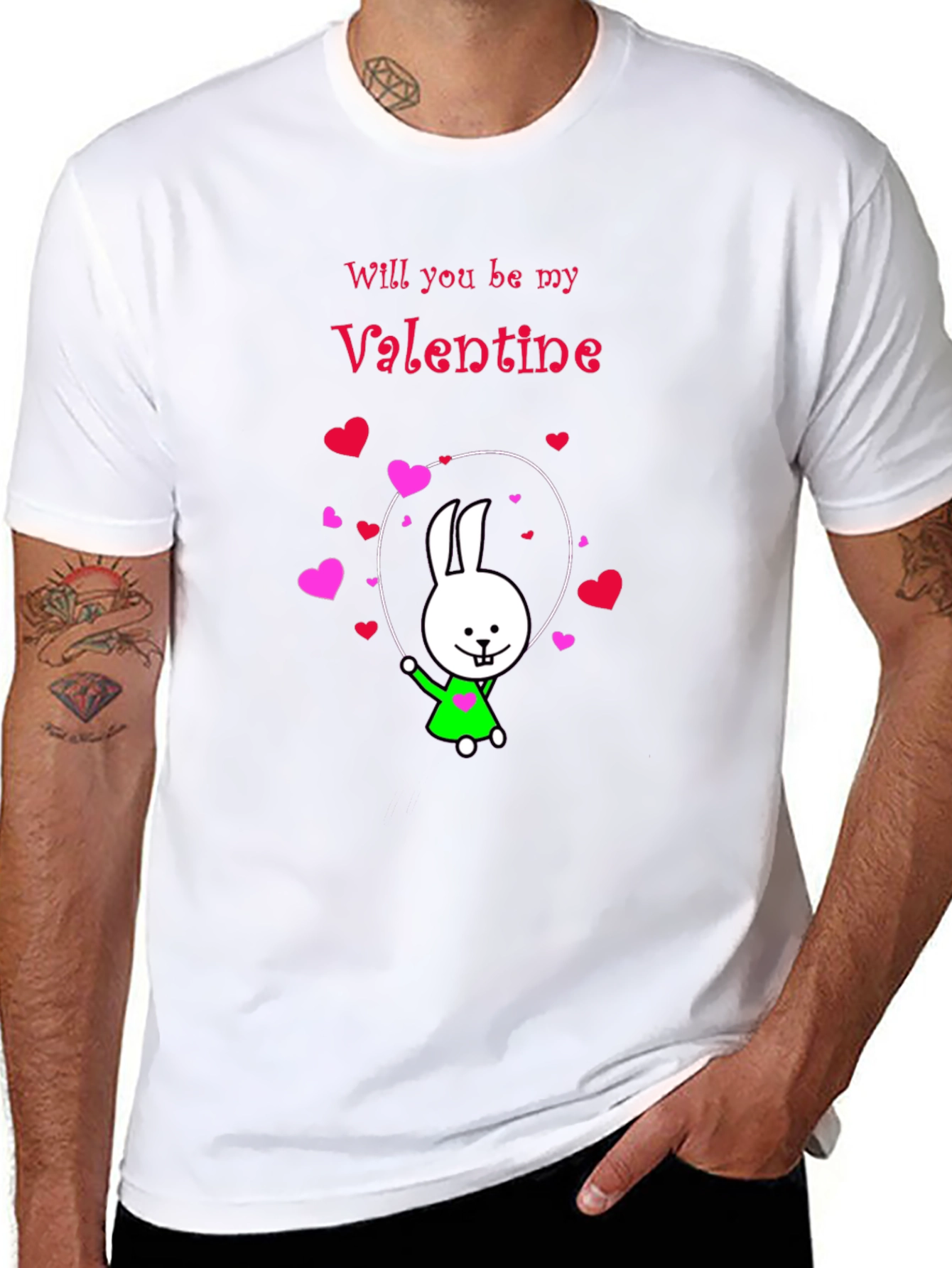 Valentines Day T-Shirt: Will You Be My Valentine?