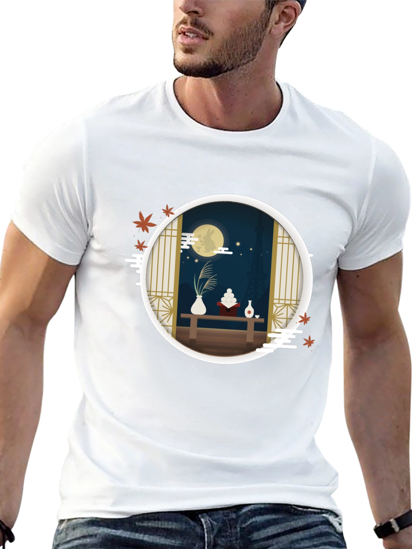 Japanese Moon Viewing Festival T-Shirt