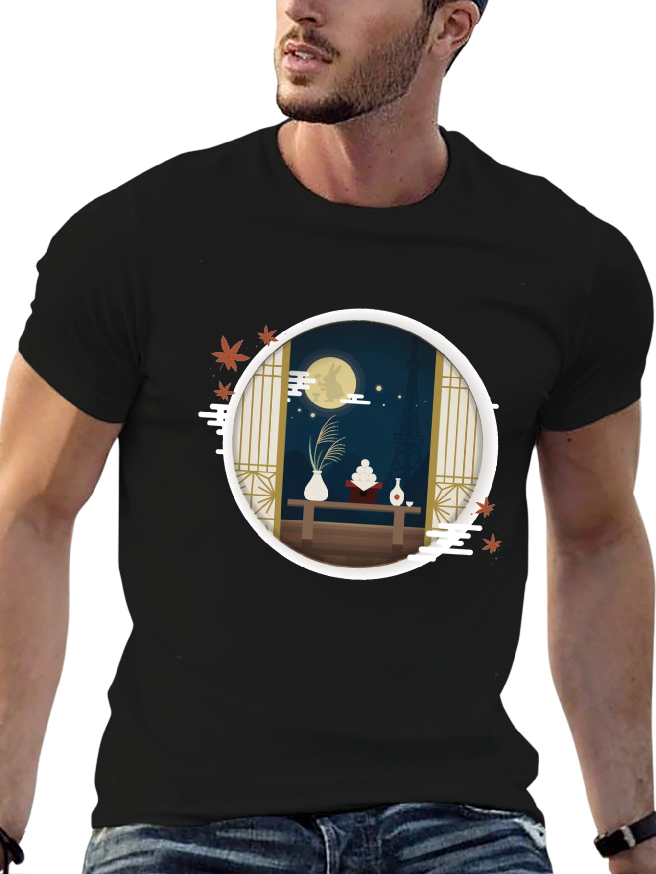 Japanese Moon Viewing Festival T-Shirt