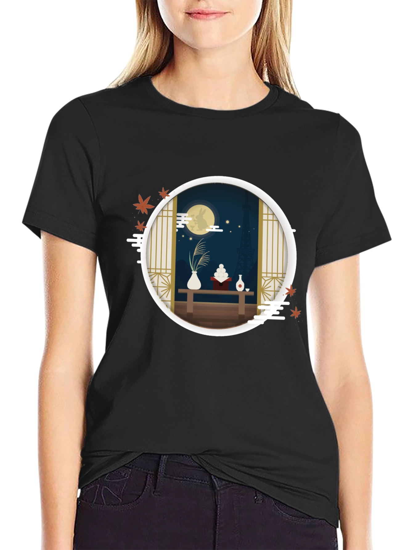 Japanese Moon Viewing Festival T-Shirt