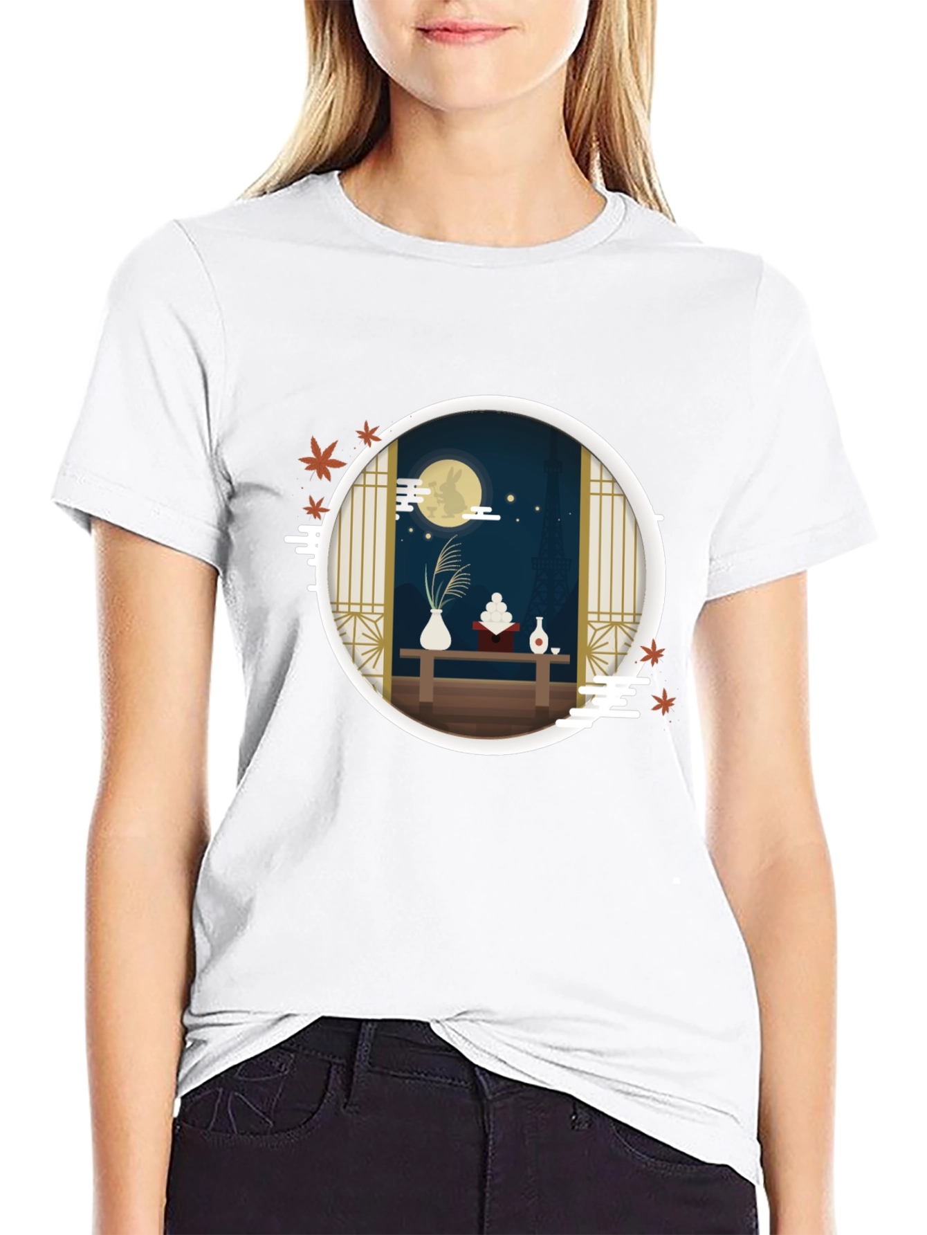 Japanese Moon Viewing Festival T-Shirt