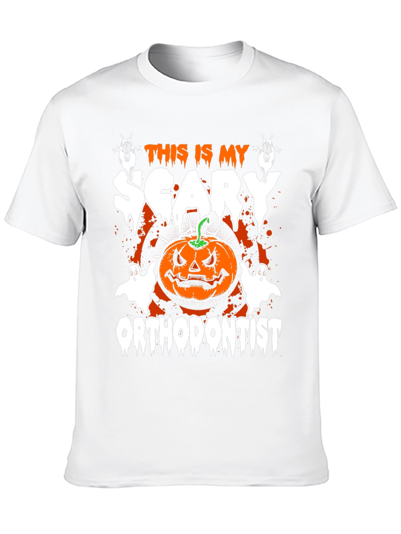 Scary Orthodontist Halloween T-Shirt - Mens