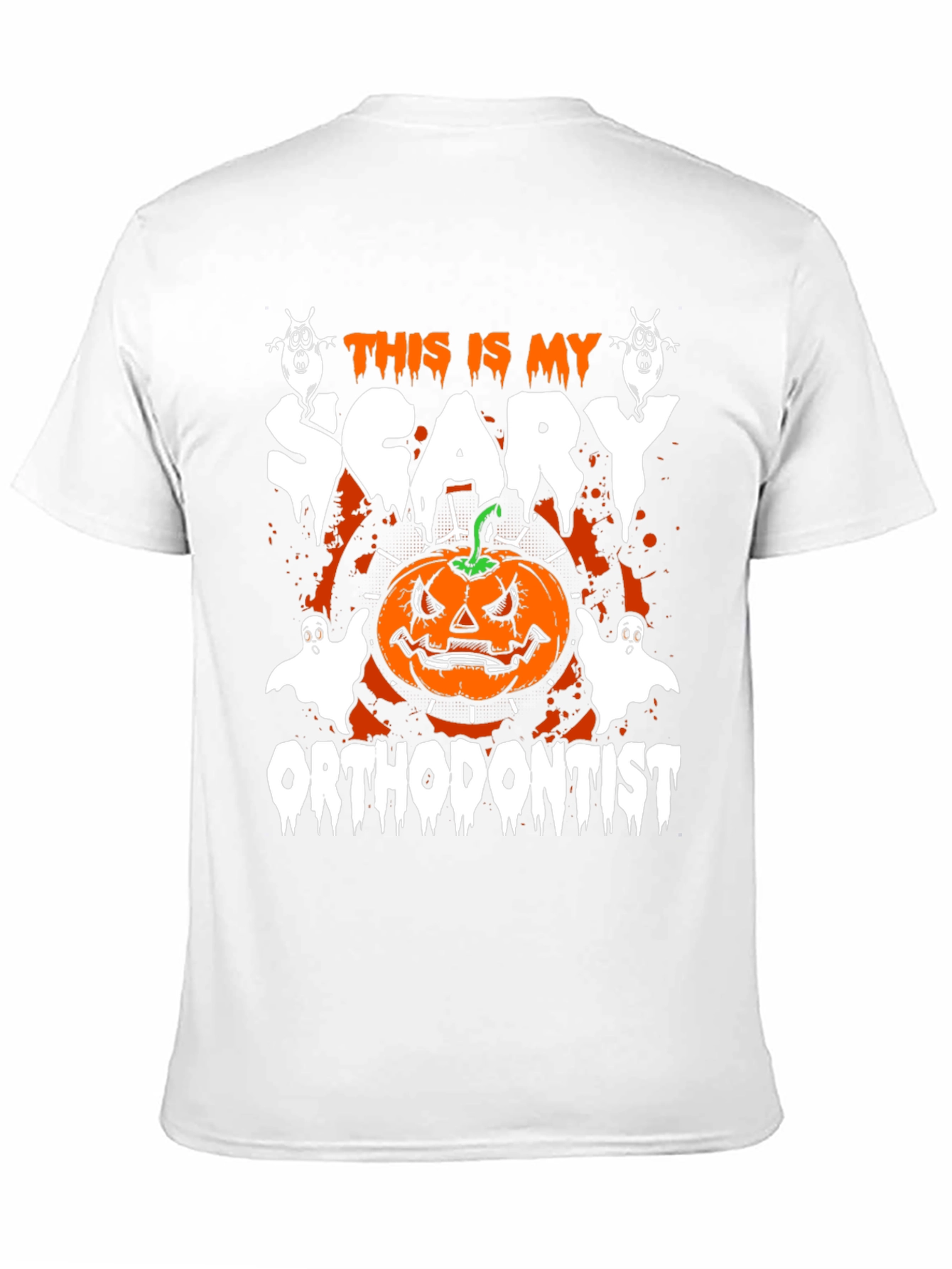 Scary Orthodontist Halloween T-Shirt - Mens