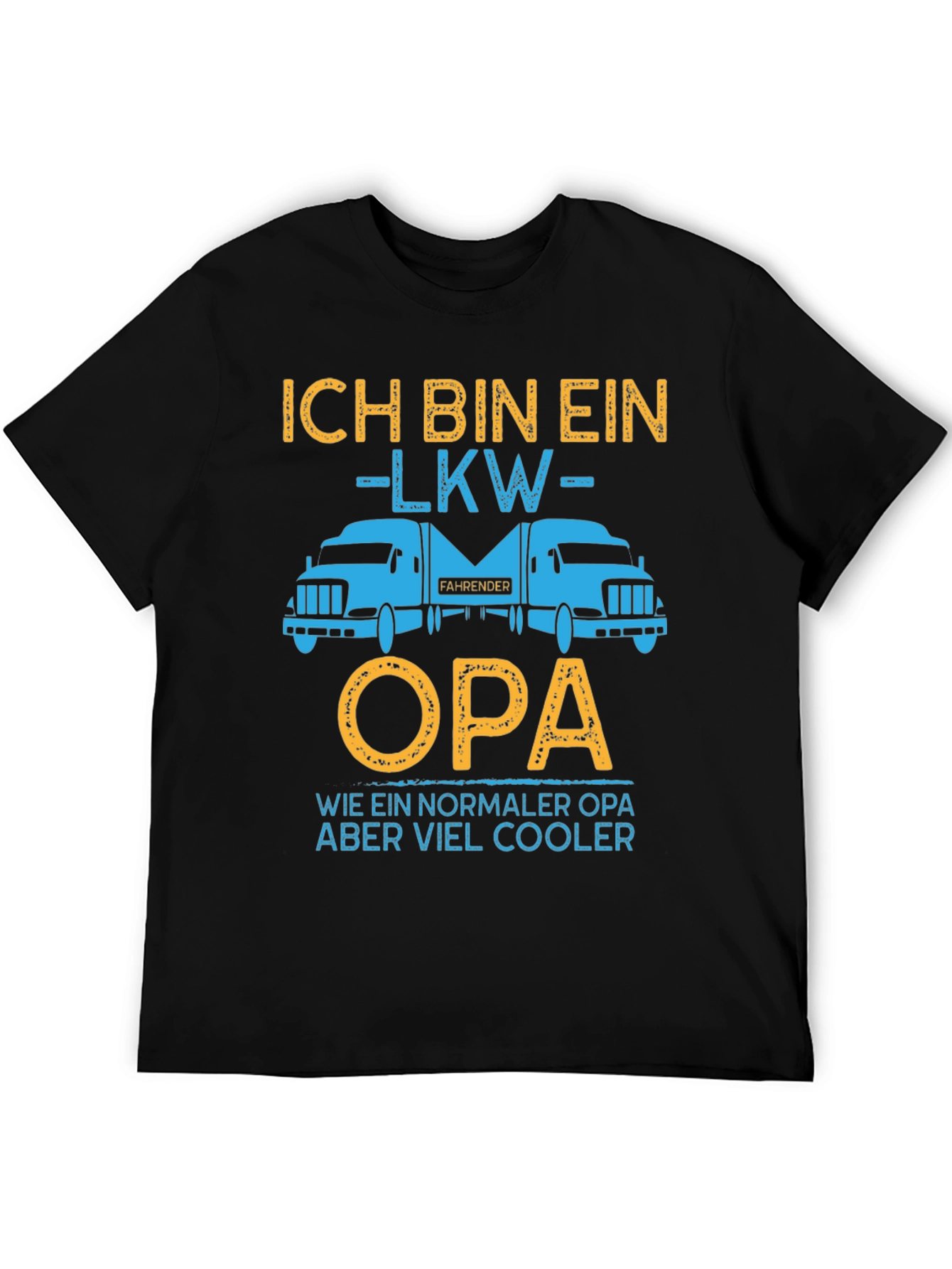 Trucker Opa T-Shirt - Cool Grandpa Gift
