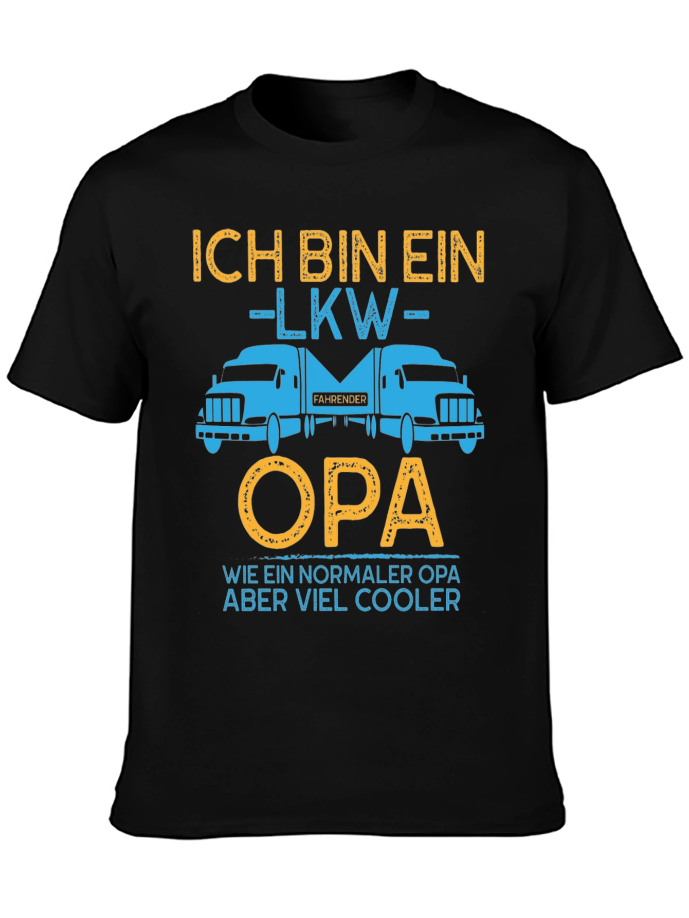 Trucker Opa T-Shirt - Cool Grandpa Gift