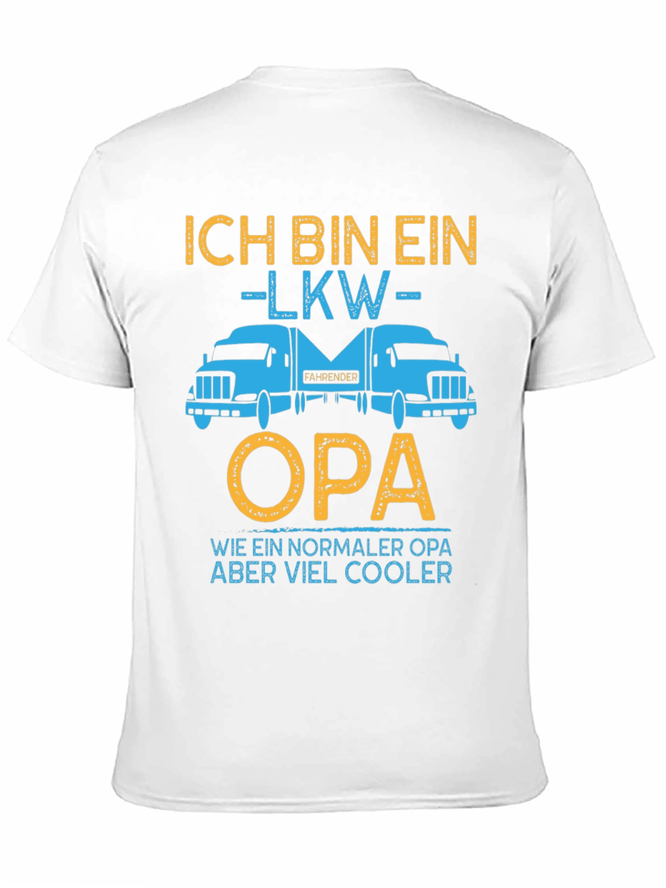 Trucker Opa T-Shirt - Cool Grandpa Gift