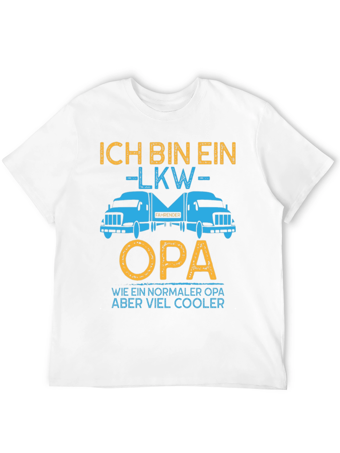 Trucker Opa T-Shirt - Cool Grandpa Gift