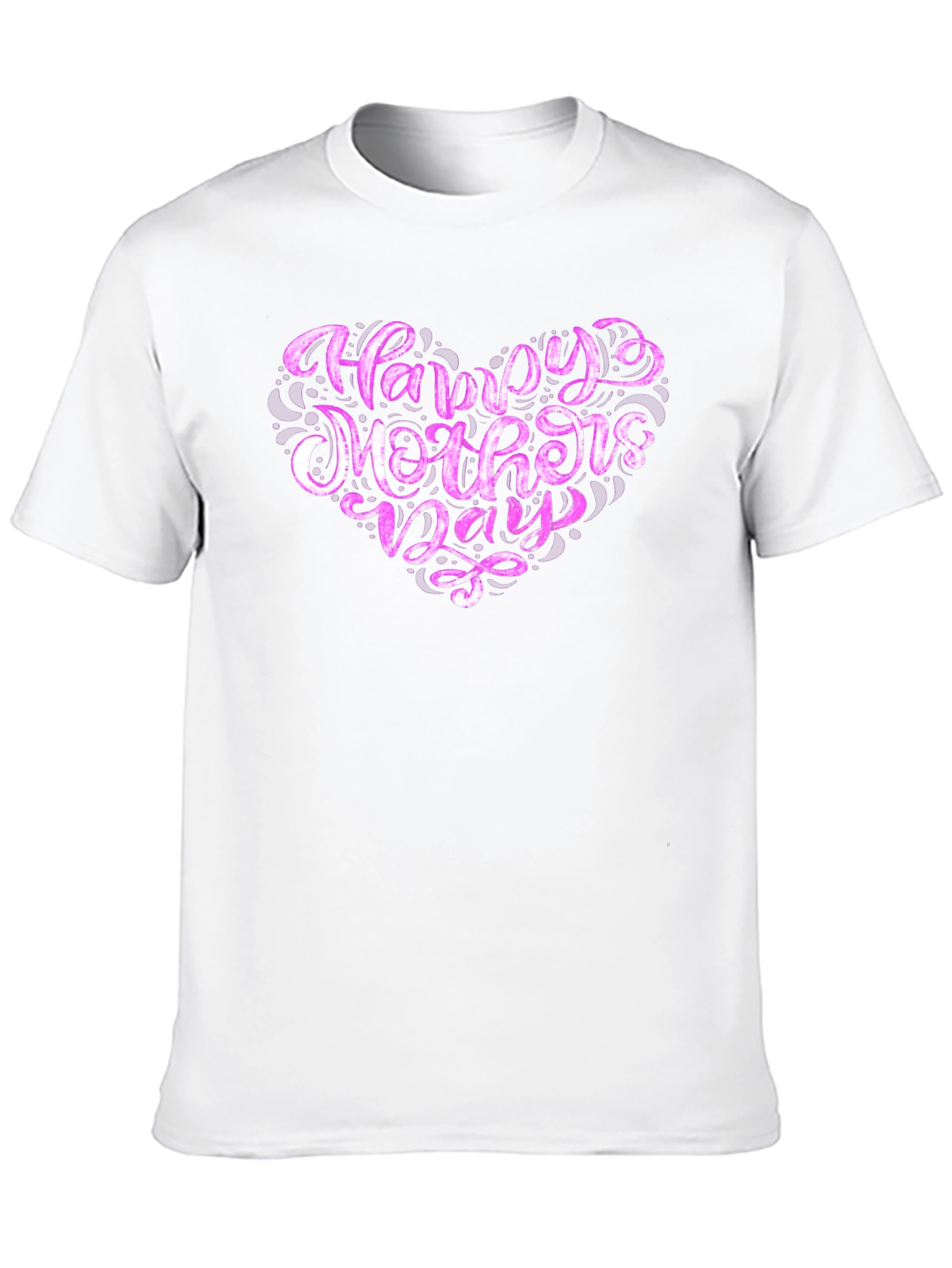 Happy Mothers Day Graphic Tee - Black