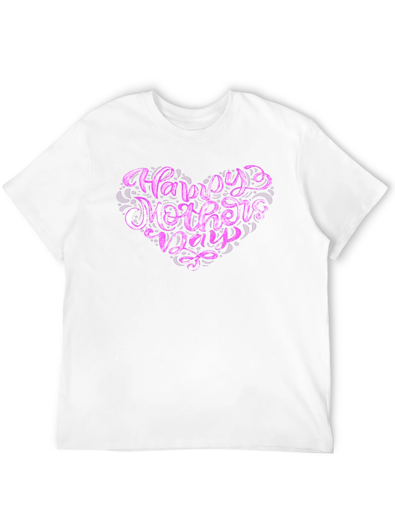 Happy Mothers Day Graphic Tee - Black