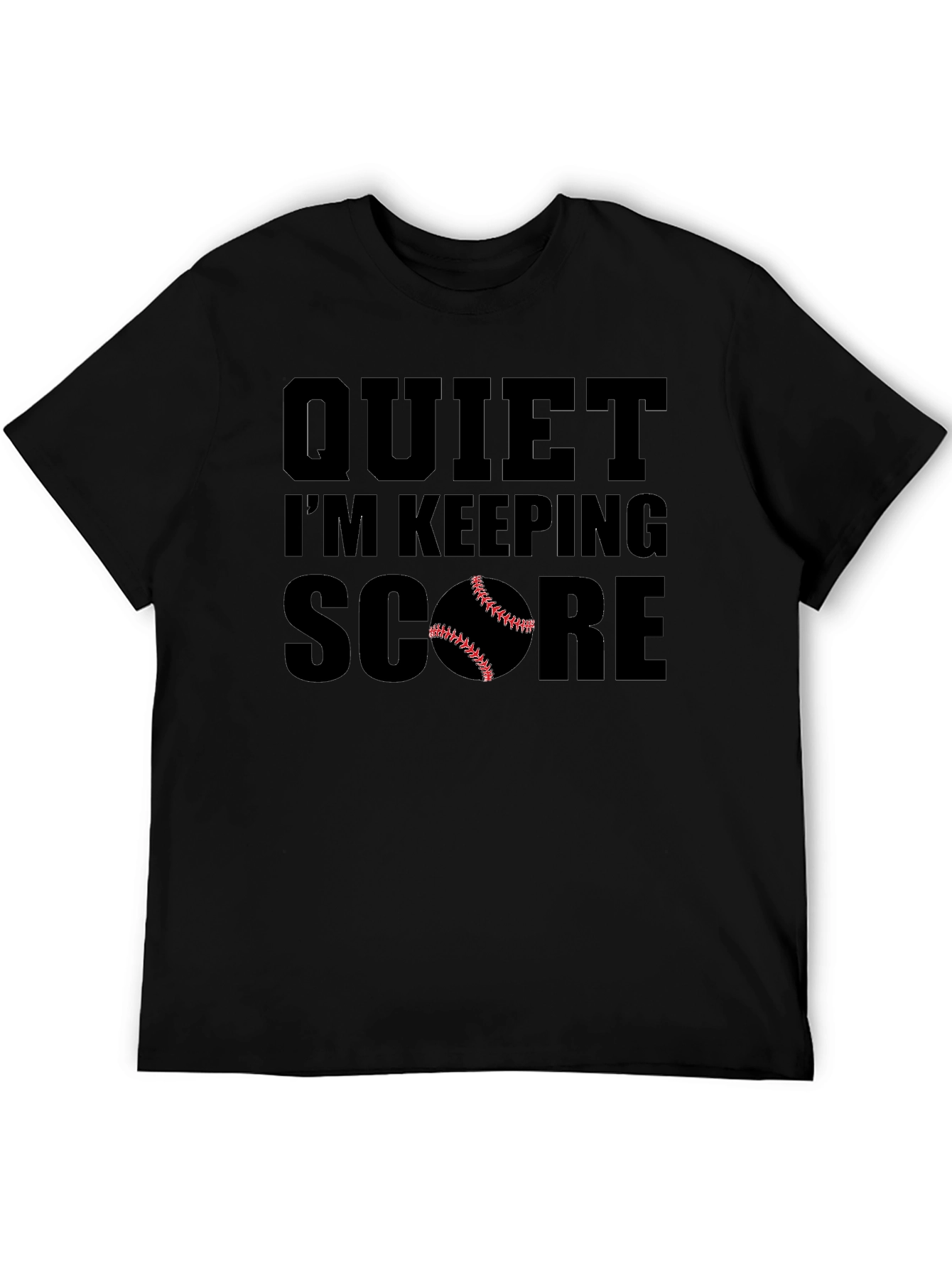 Quiet Im Keeping Score Baseball T-Shirt