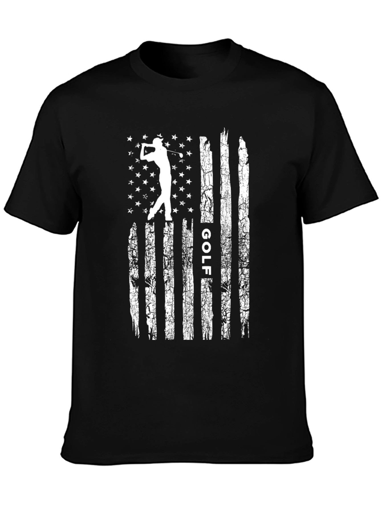 Golf American Flag T-Shirt