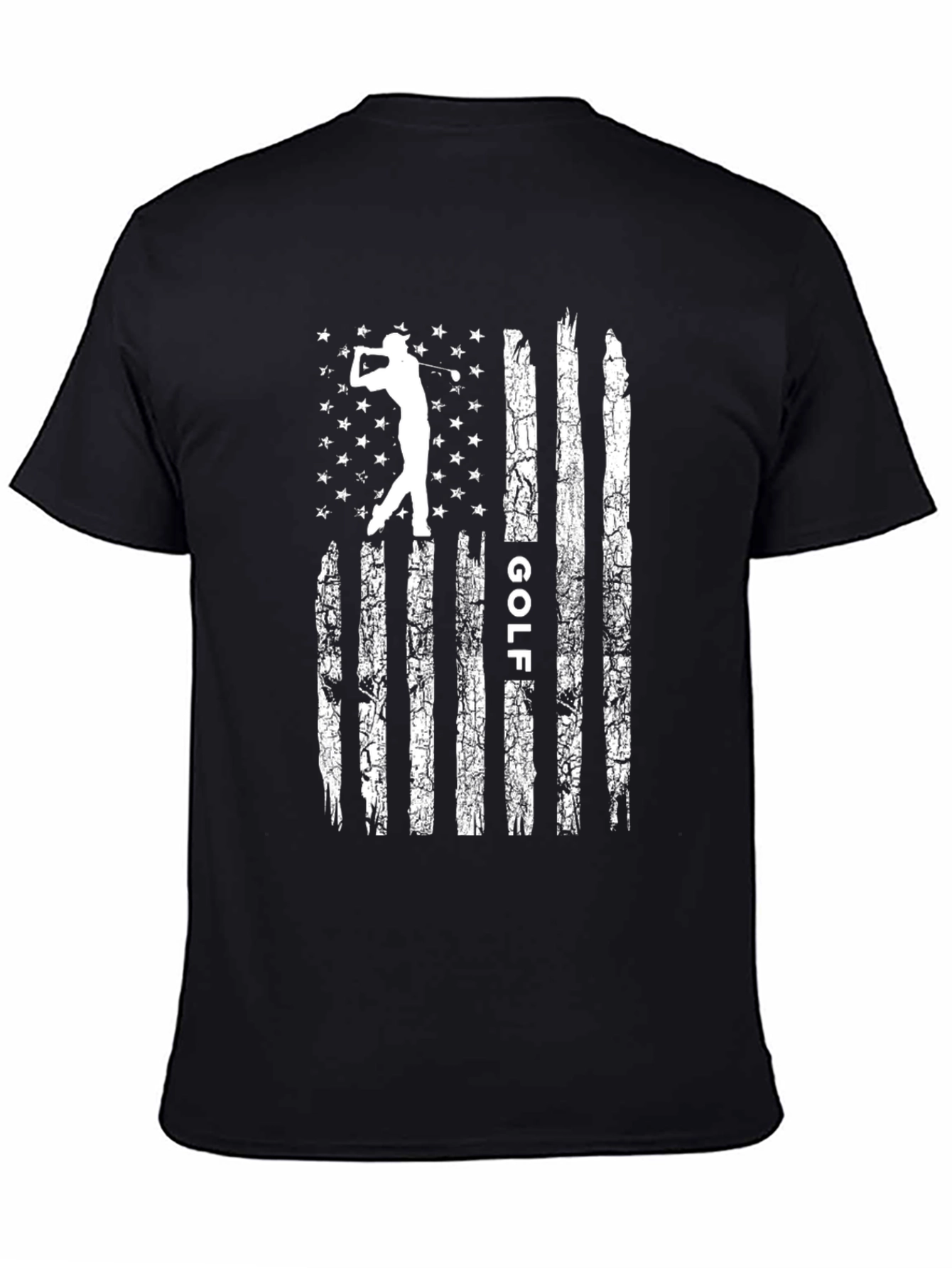 Golf American Flag T-Shirt