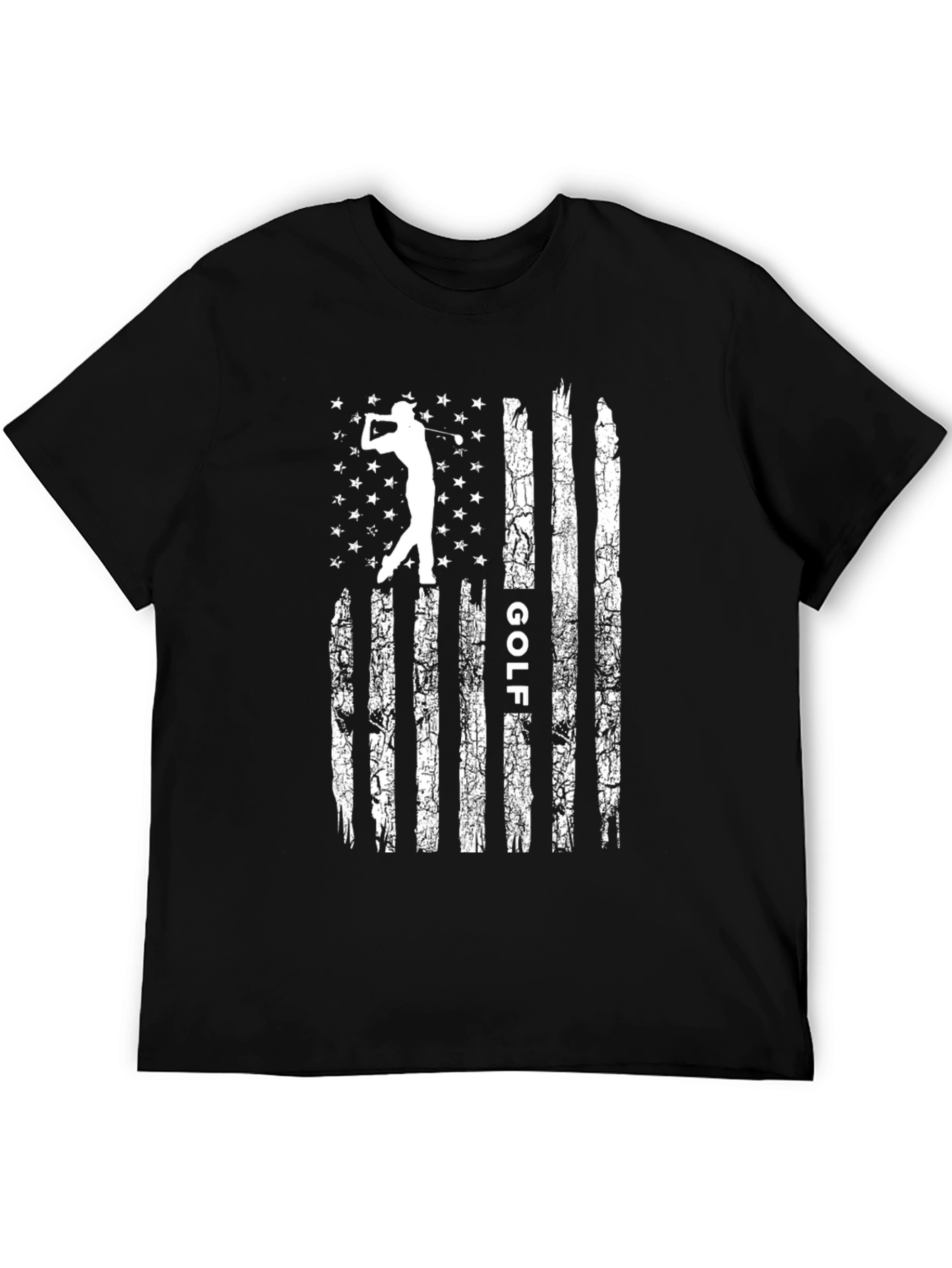 Golf American Flag T-Shirt