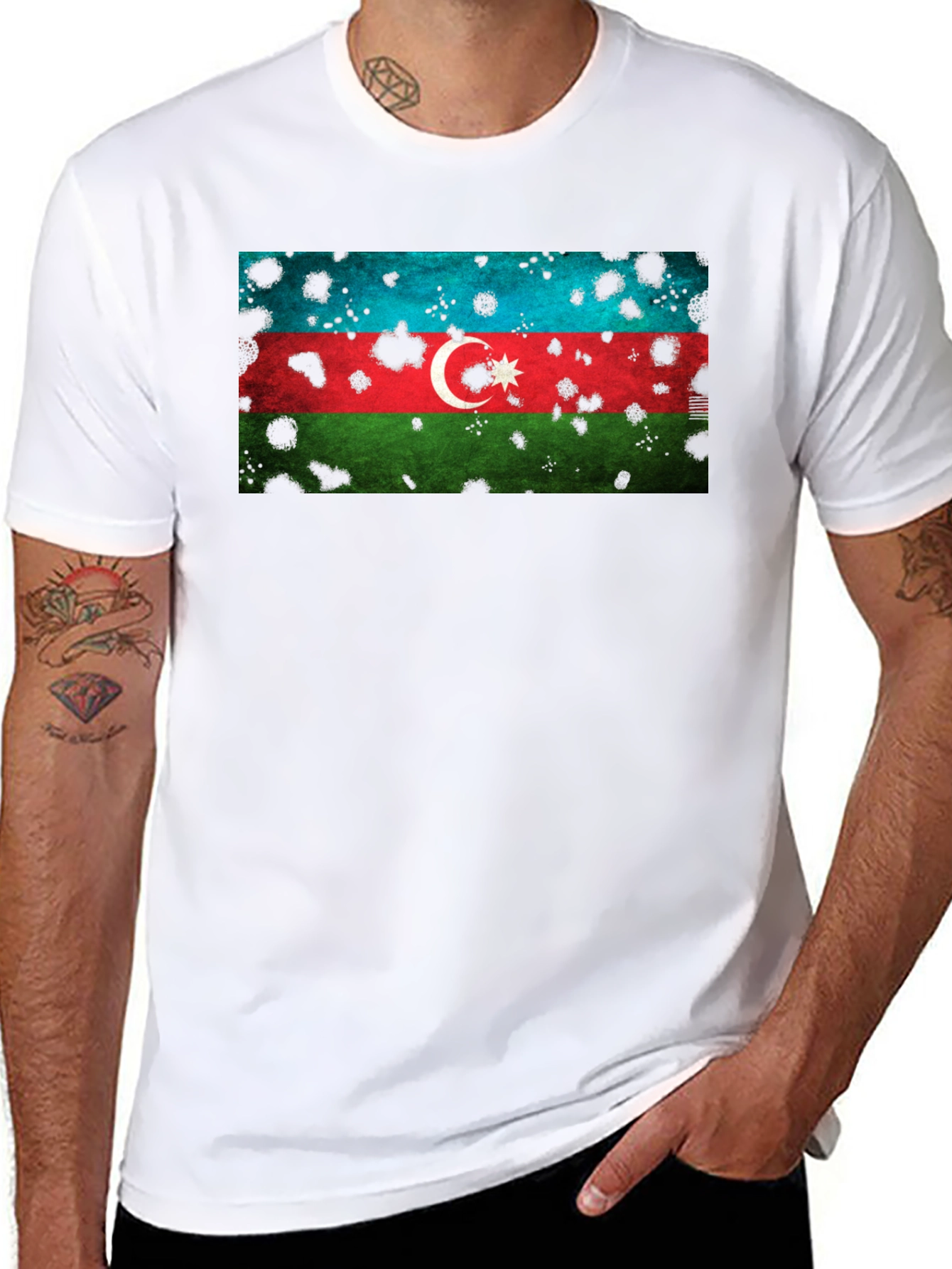 Azerbaijan Flag T-Shirt