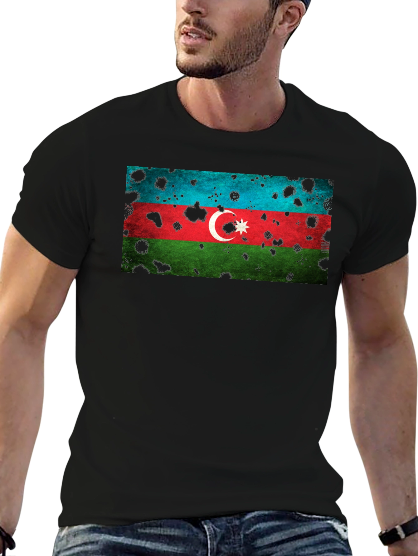 Azerbaijan Flag T-Shirt