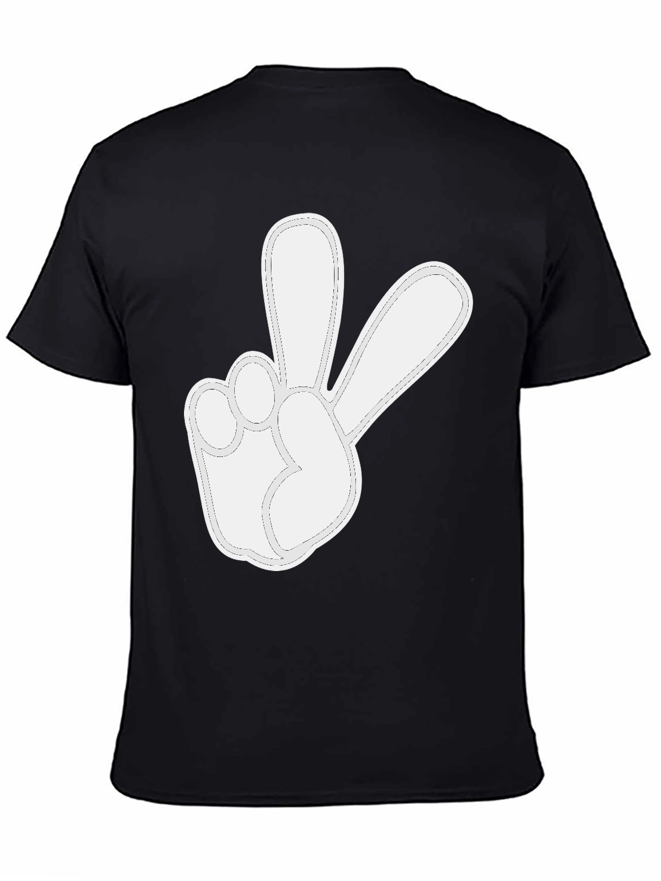 Peace Sign Graphic T-Shirt - Soft Cotton Casual Tee