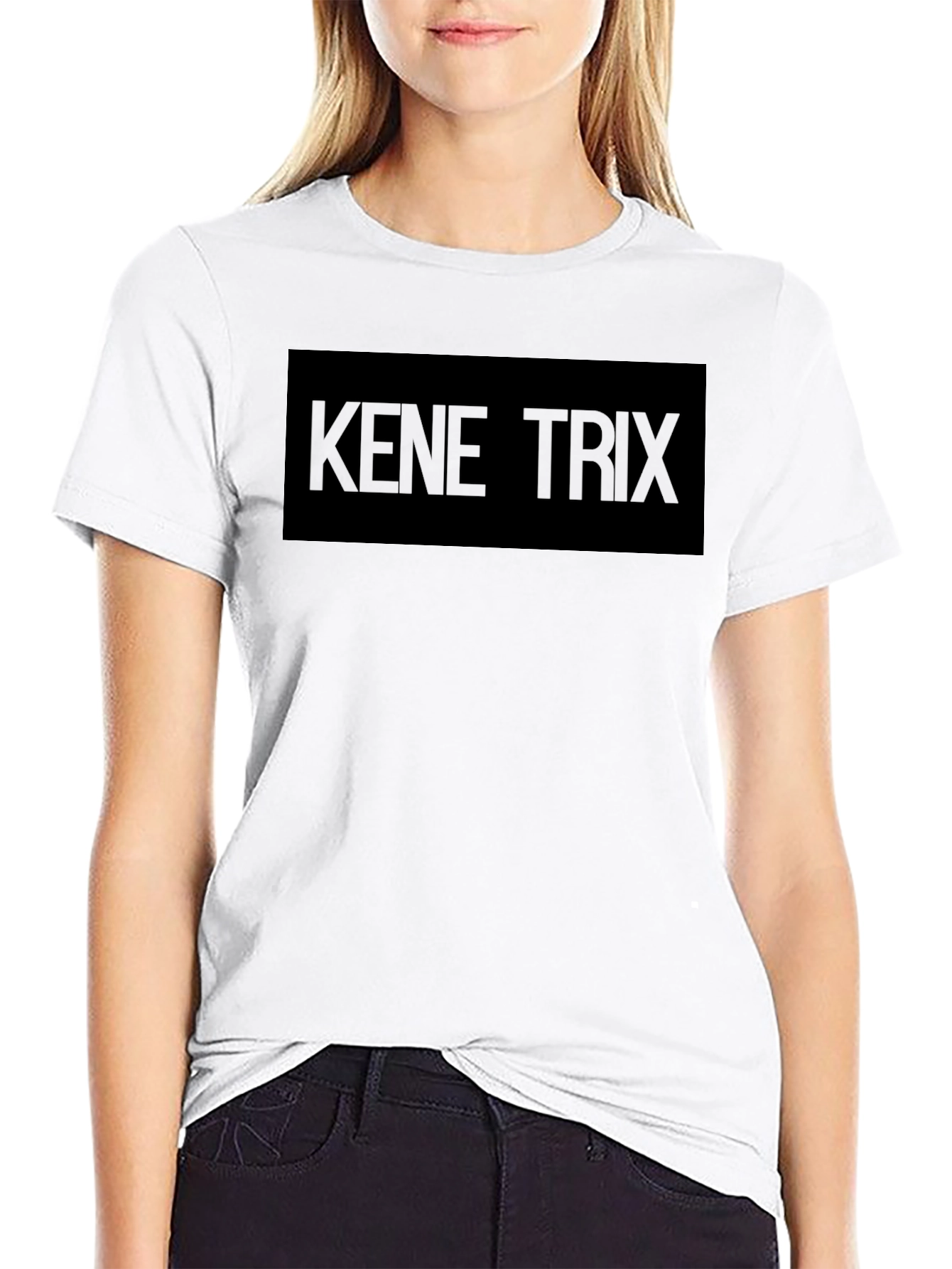 Kene Trix Black T-Shirt - Trendy Graphic Tee