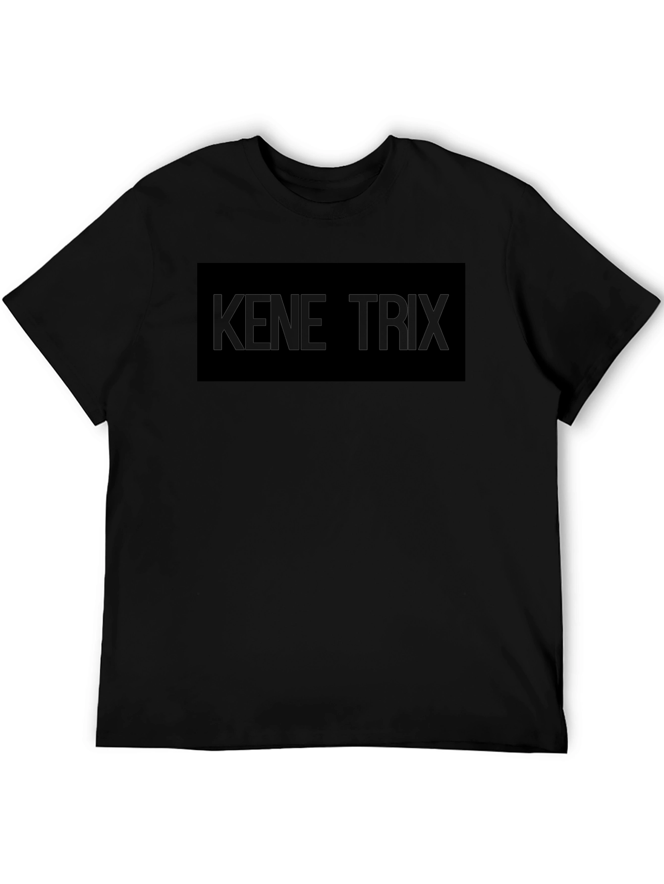 Kene Trix Black T-Shirt - Trendy Graphic Tee
