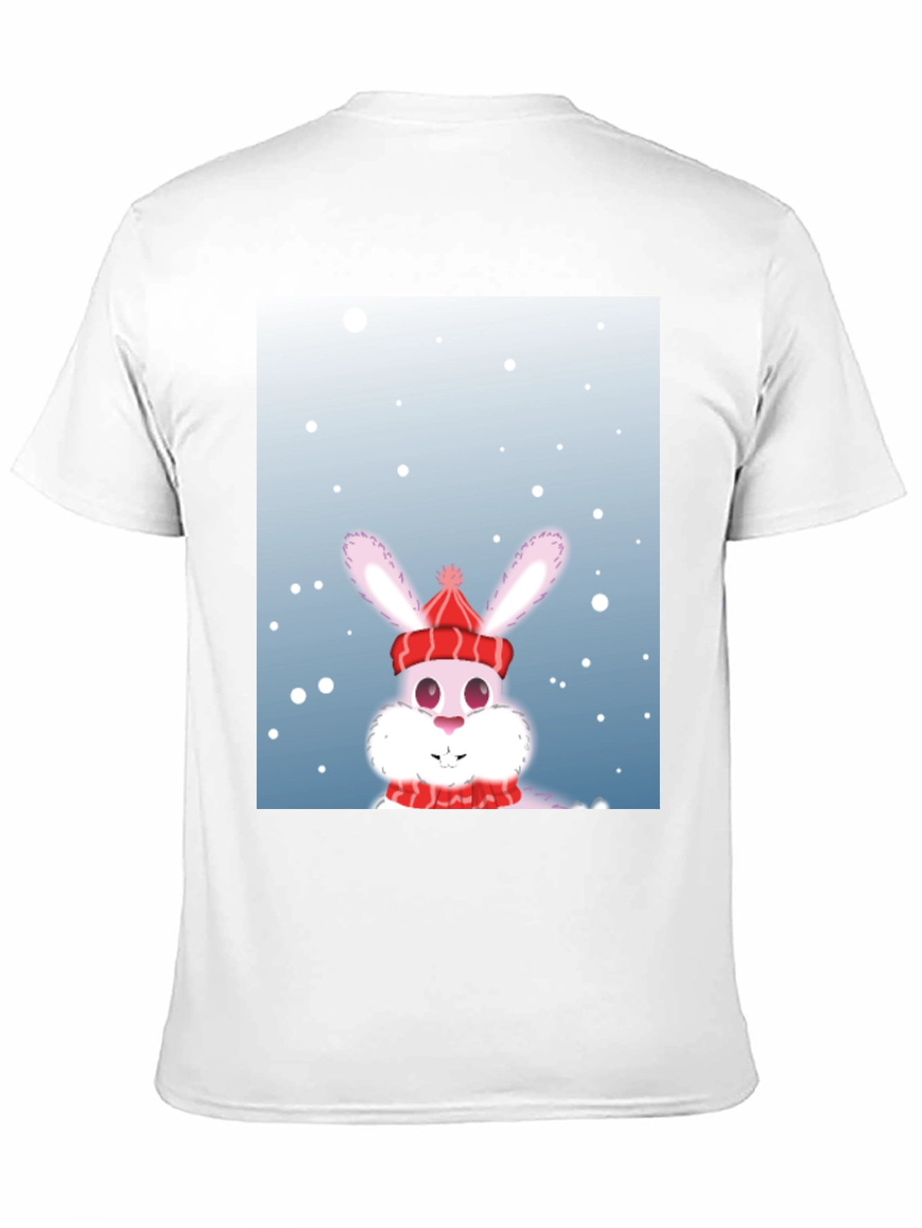 Winter Bunny T-Shirt - Festive Holiday Apparel
