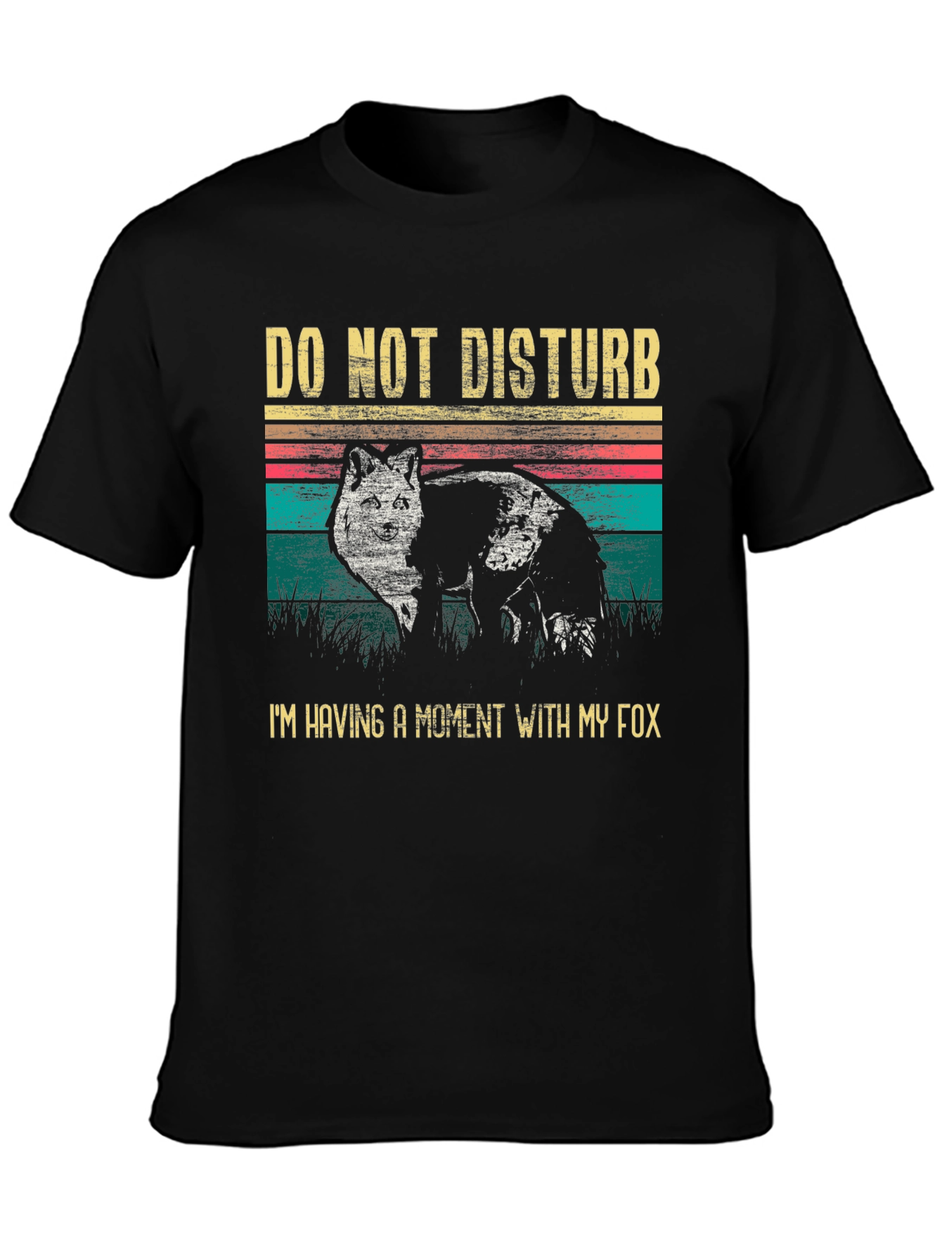 Do Not Disturb Fox Graphic T-Shirt