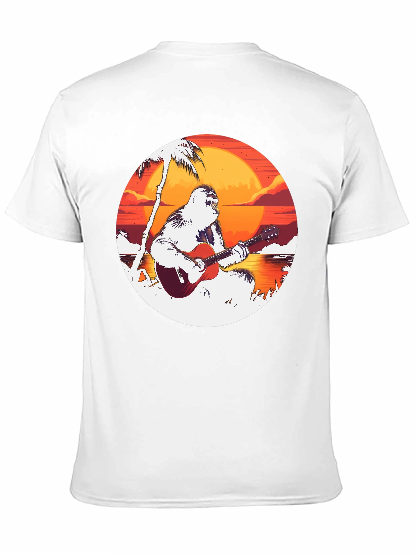 Ape Guitar Sunset Black Tee