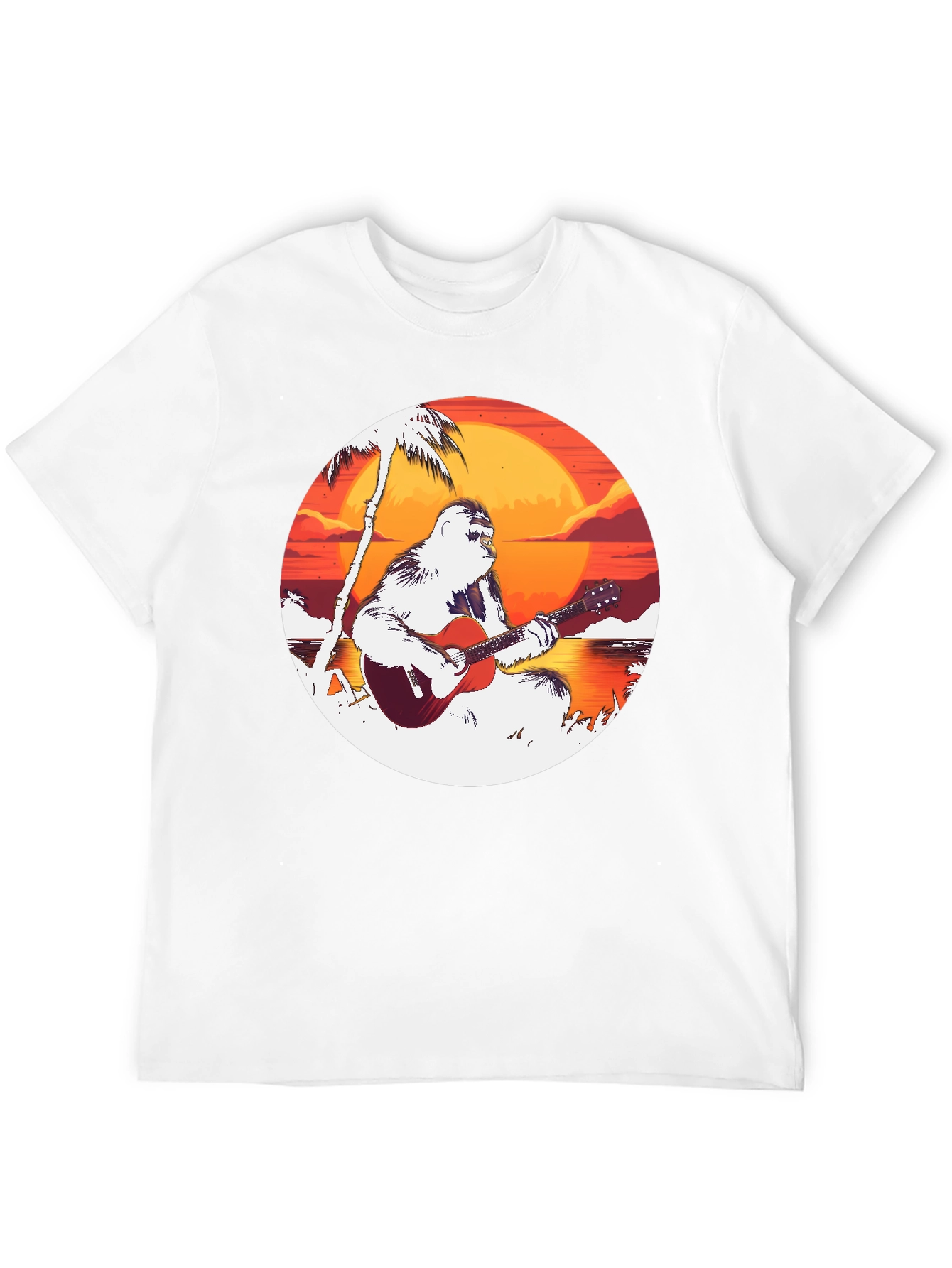 Ape Guitar Sunset Black Tee