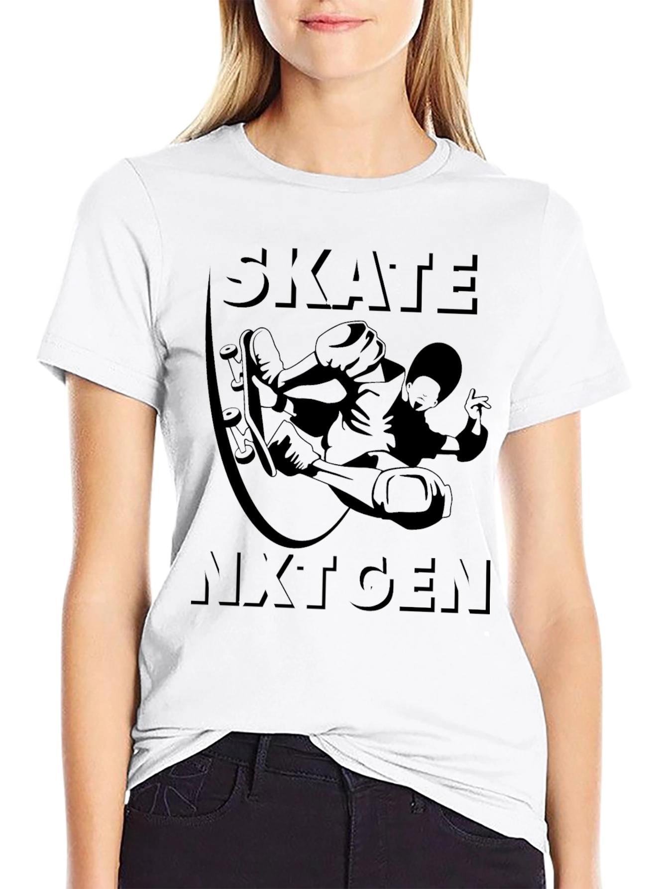 Skate Nxt Gen Black Graphic Tee