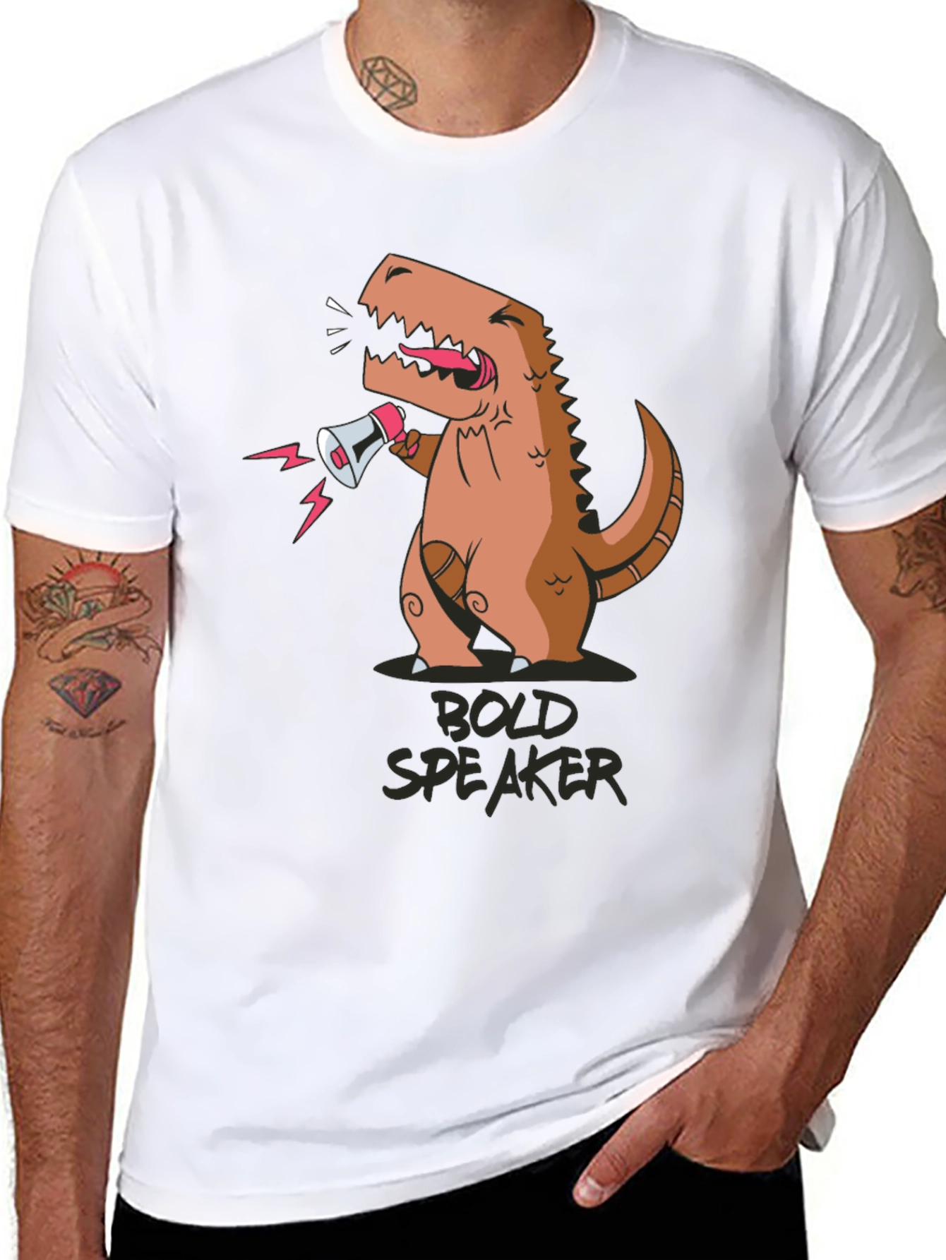 Bold Speaker Dino Graphic Tee