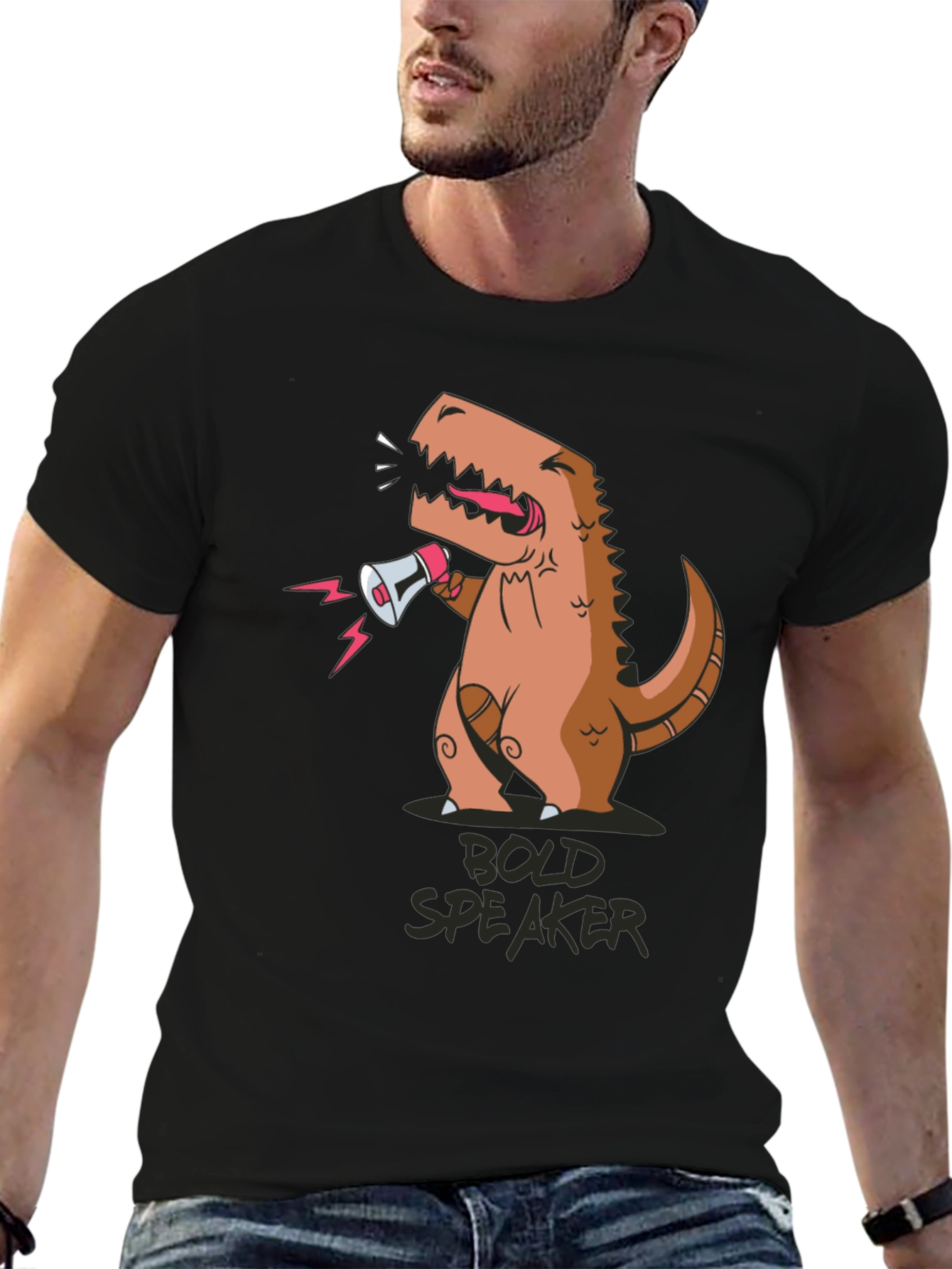 Bold Speaker Dino Graphic Tee