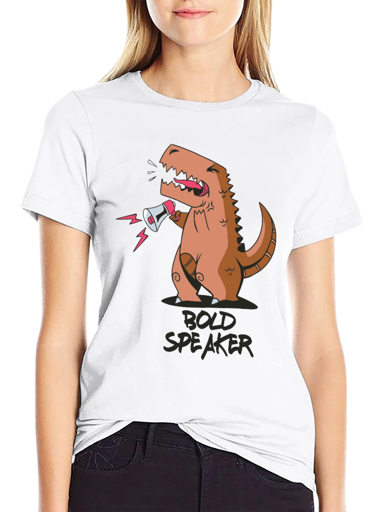 Bold Speaker Dino Graphic Tee