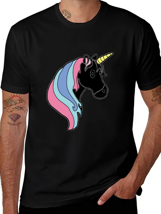 Black Unicorn T-Shirt - Mens Graphic Tee