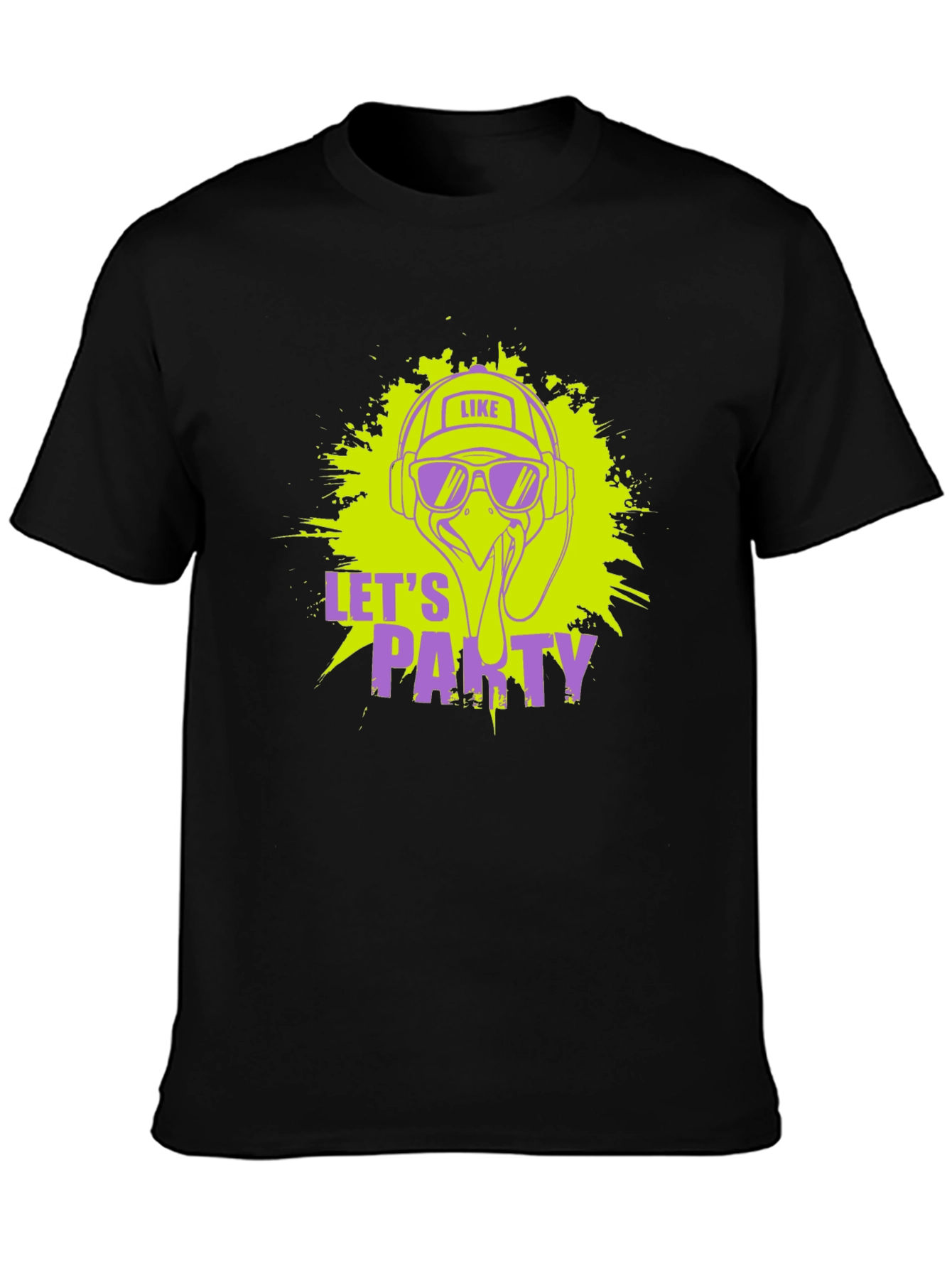 Lets Party Tee - DJ Turkey Graphic T-Shirt