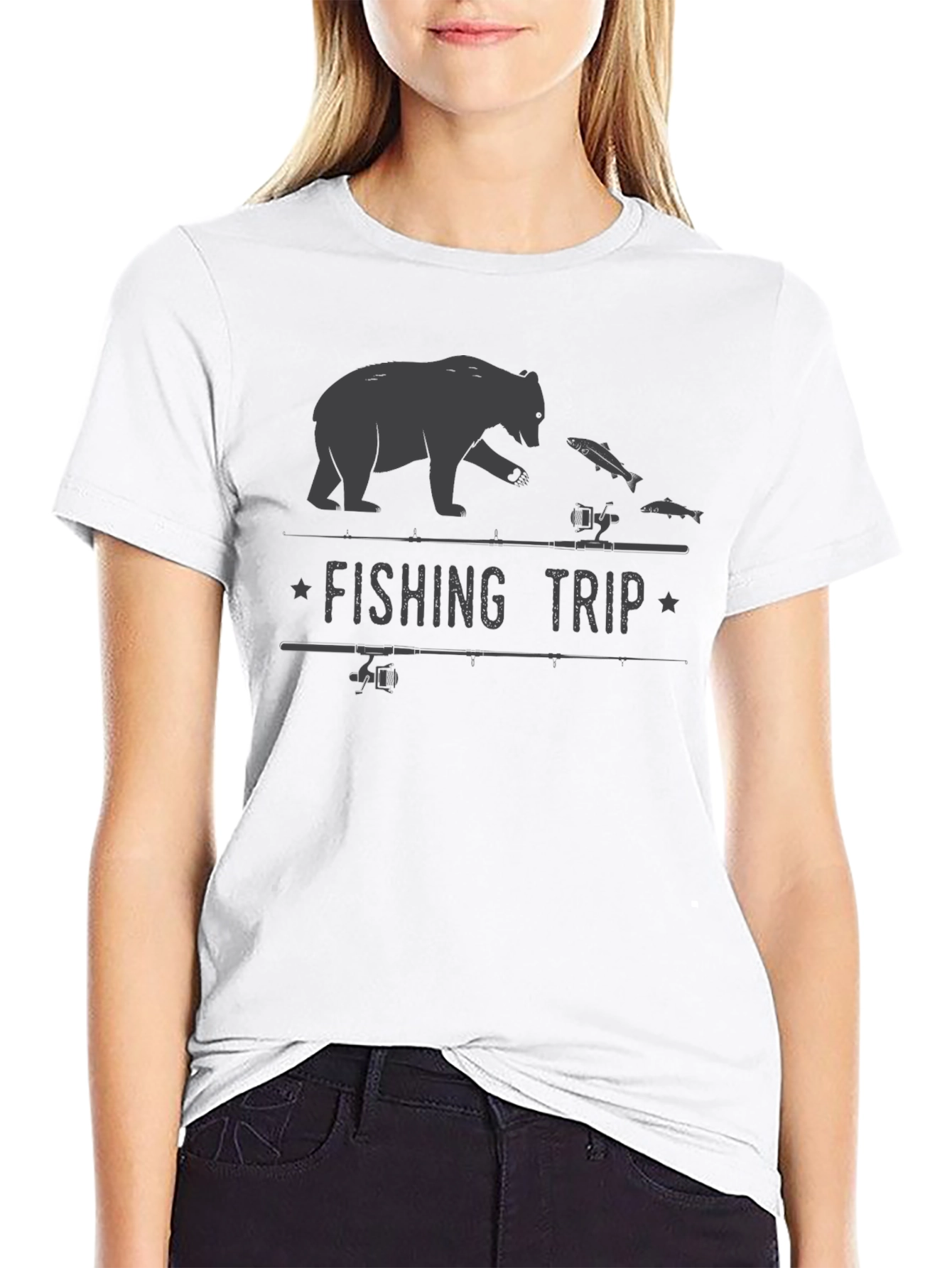 Mens Fishing Trip Graphic T-Shirt