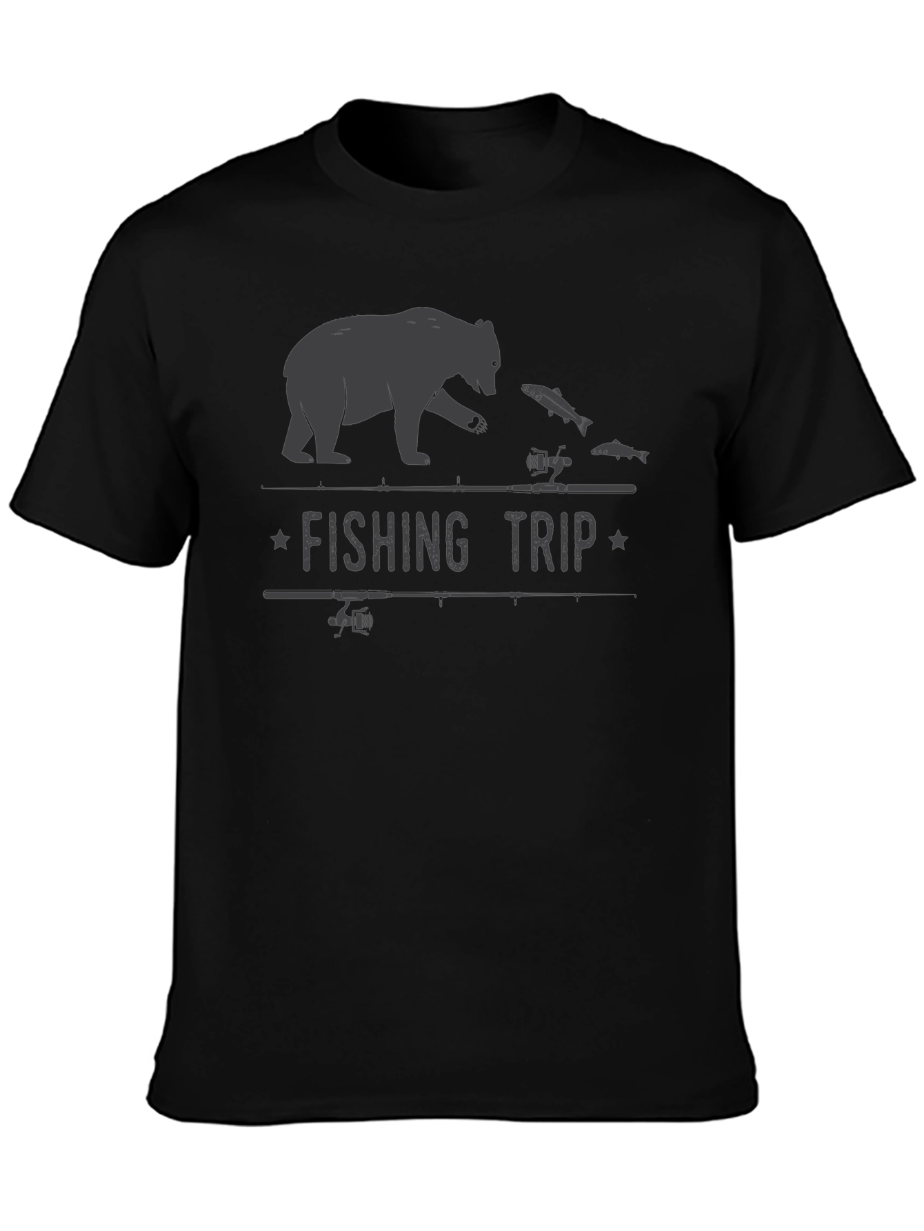 Mens Fishing Trip Graphic T-Shirt