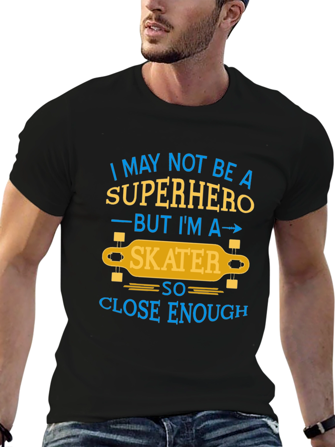 Superhero Skater T-Shirt - Unique Design