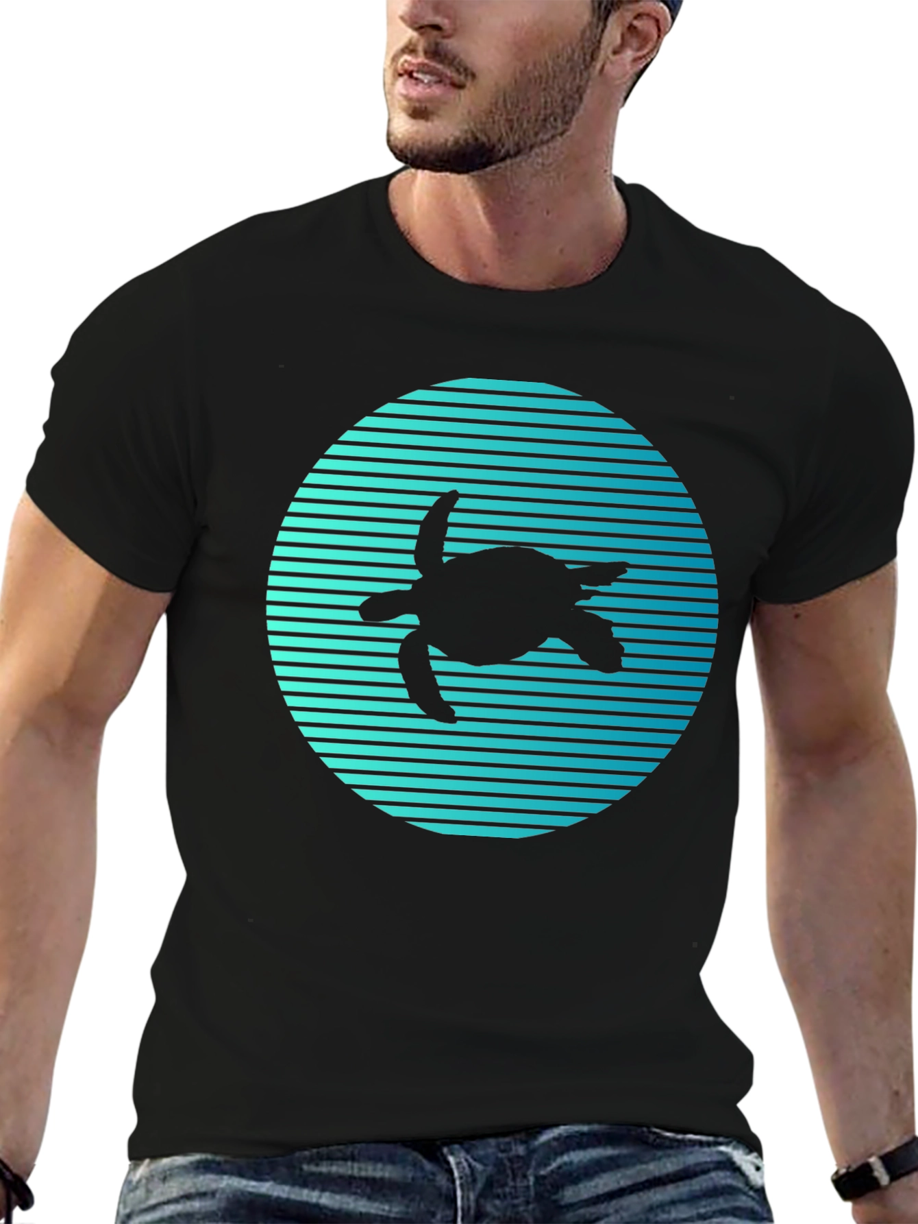Retro Turtle Graphic Tee
