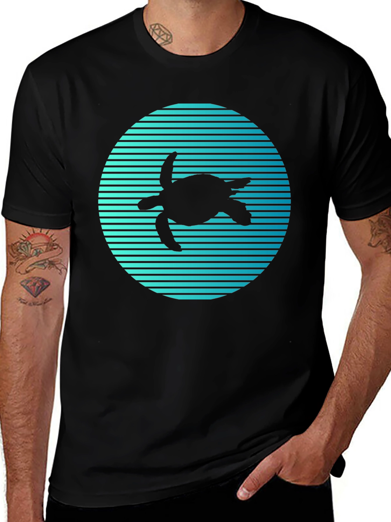 Retro Turtle Graphic Tee