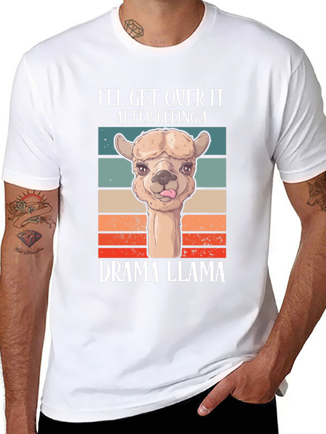 Drama Llama T-Shirt - Funny Graphic Tee