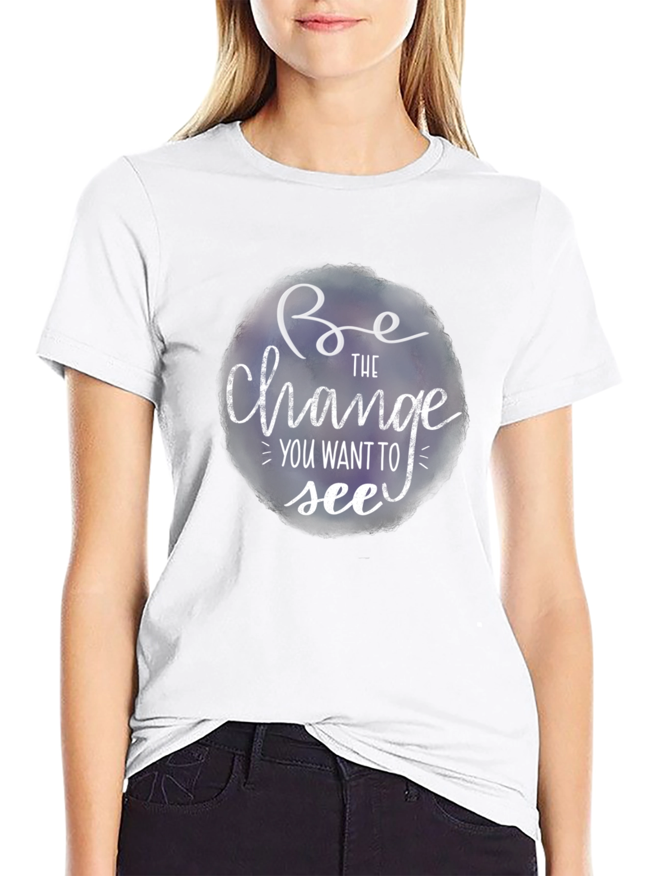 Be the Change Graphic Tee - Stylish Mens T-Shirt