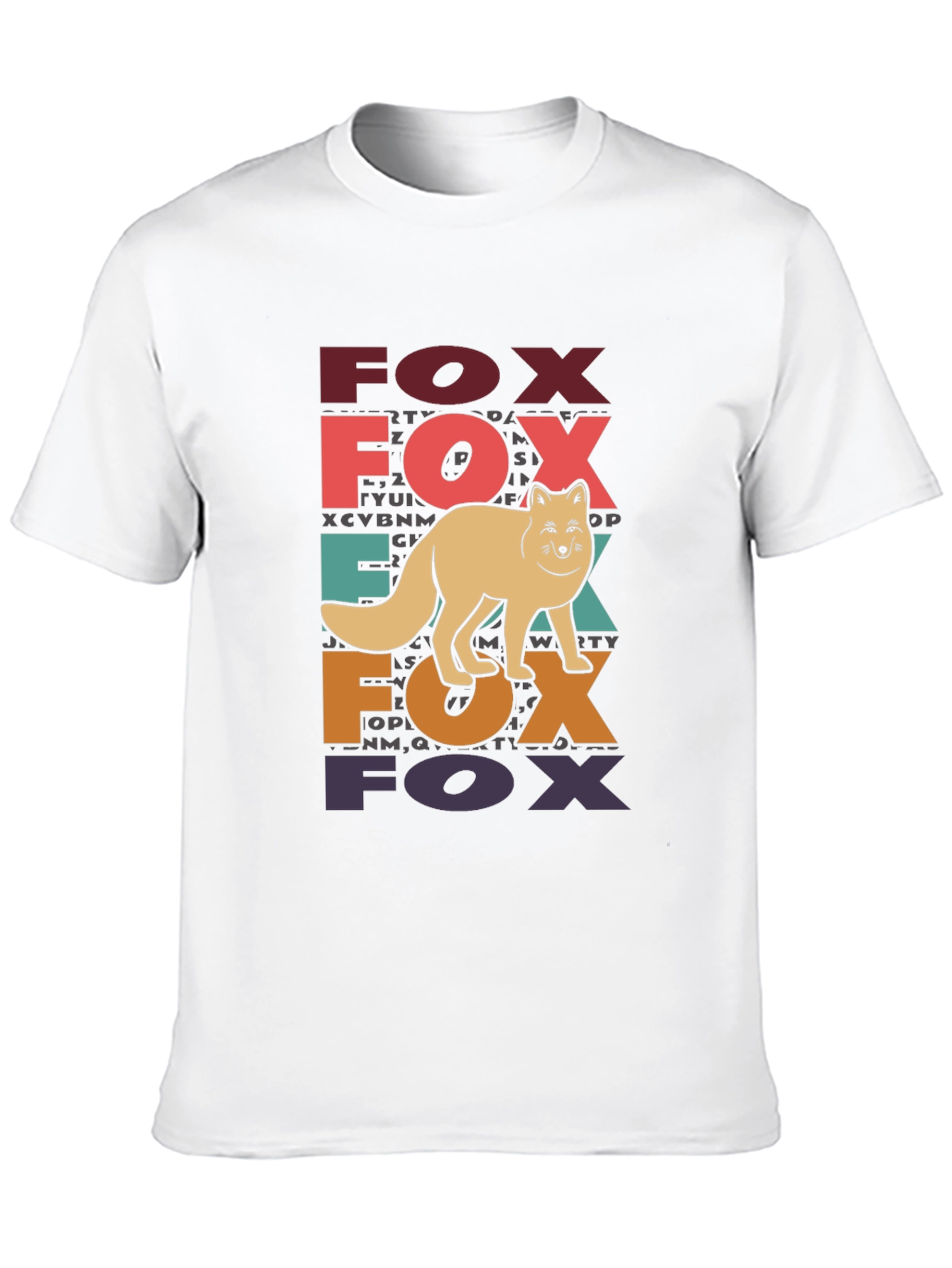 Retro Fox Graphic T-Shirt - Fun Animal Tee