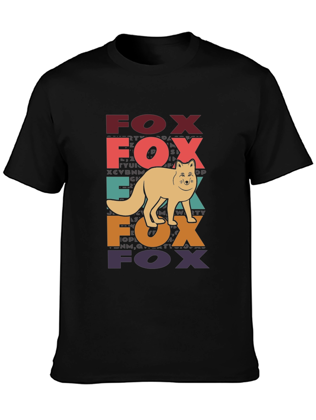 Retro Fox Graphic T-Shirt - Fun Animal Tee