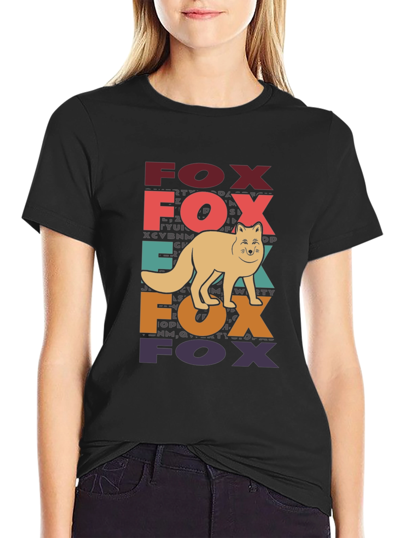 Retro Fox Graphic T-Shirt - Fun Animal Tee