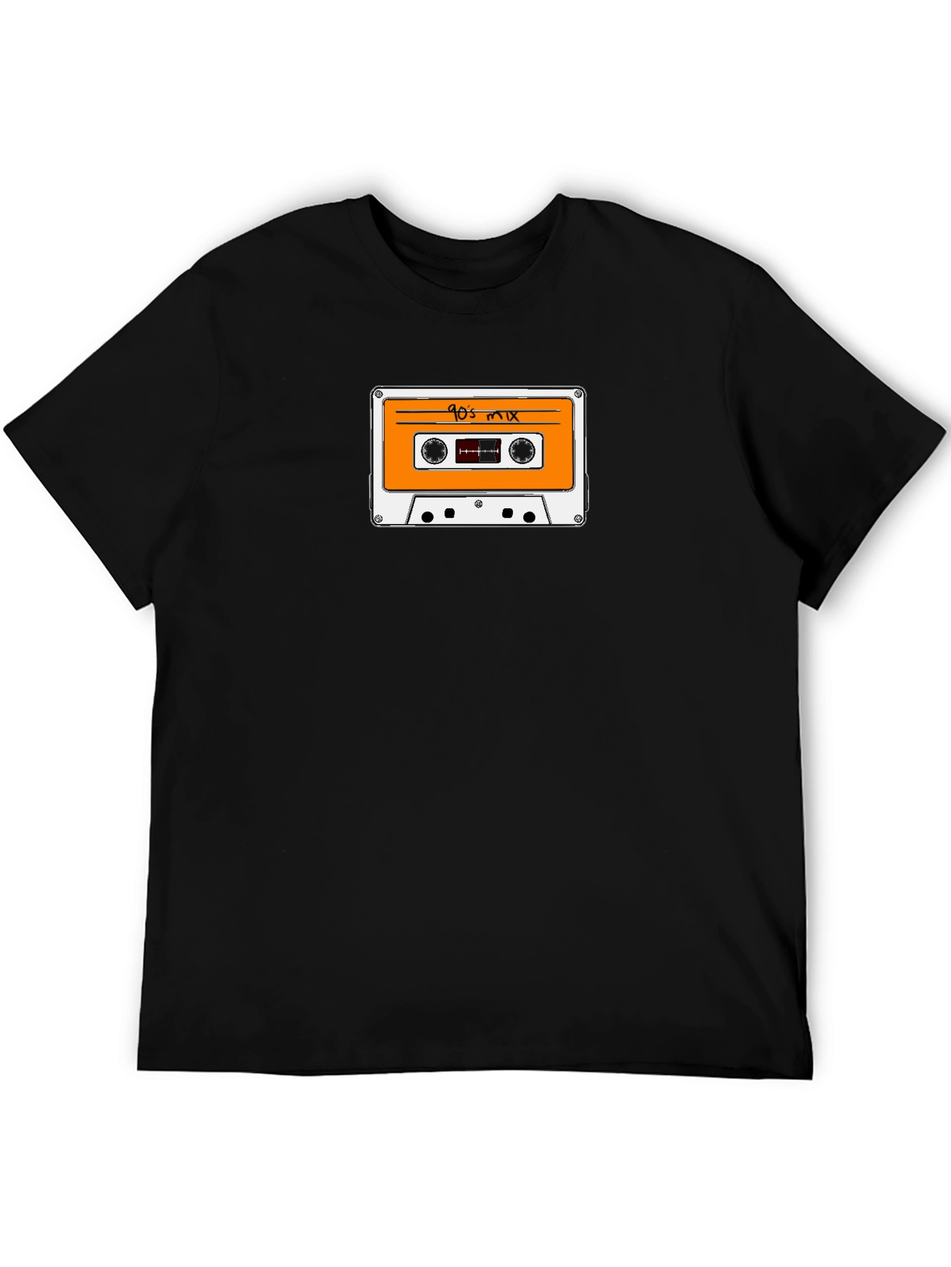 90s Mix Tape Graphic Tee - Retro Cool!