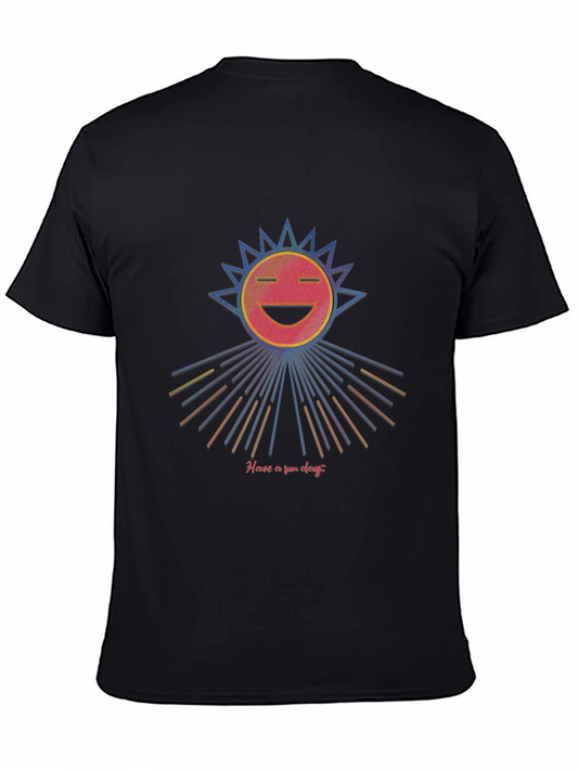 Smiling Sun Graphic T-Shirt - Have a Sun Day!