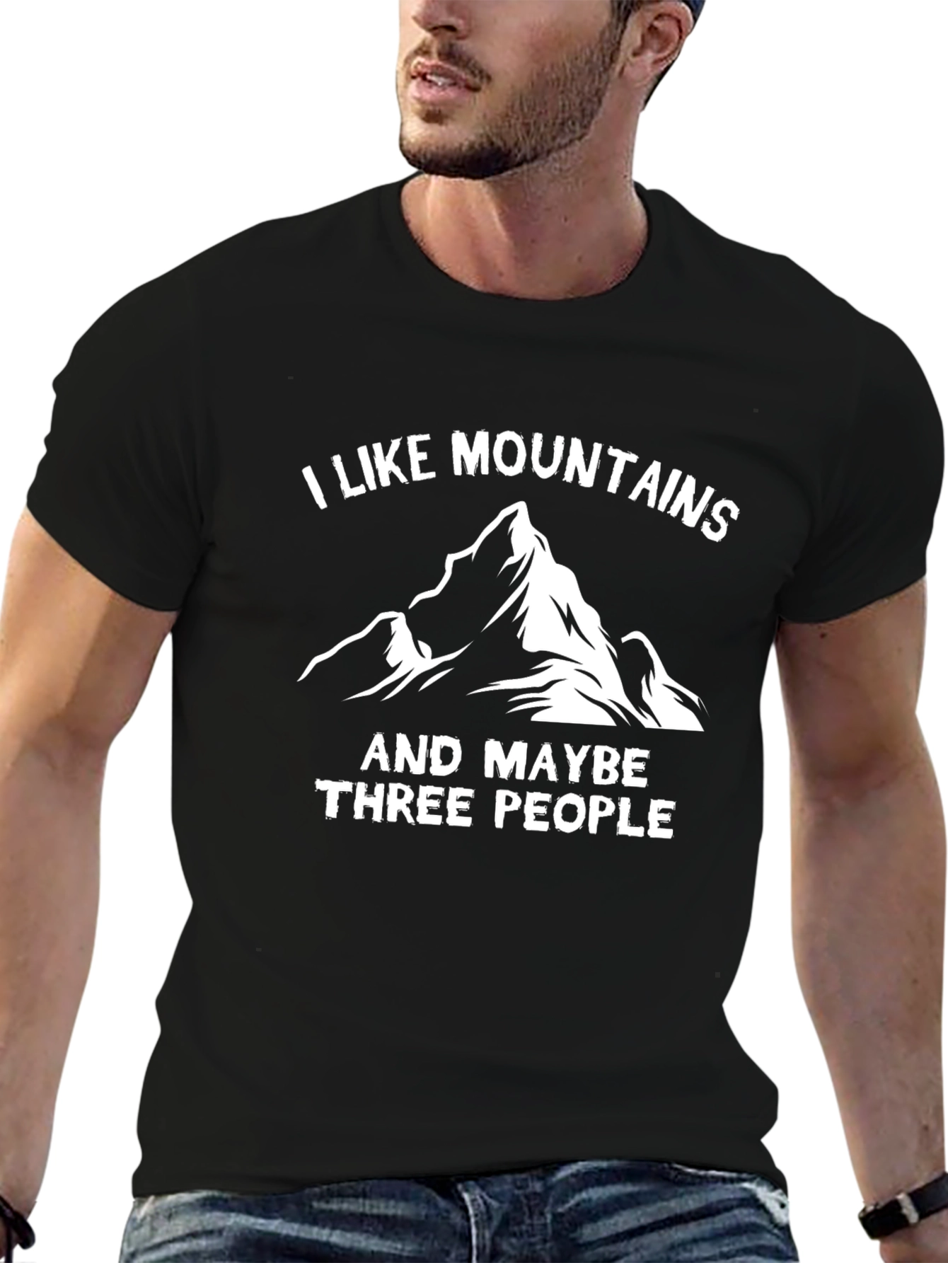 I Like Mountains T-Shirt - Hiking Adventure Tee