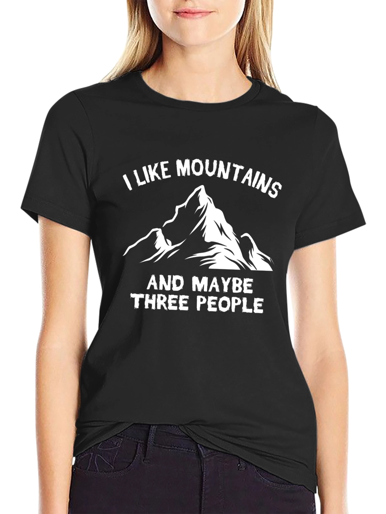 I Like Mountains T-Shirt - Hiking Adventure Tee