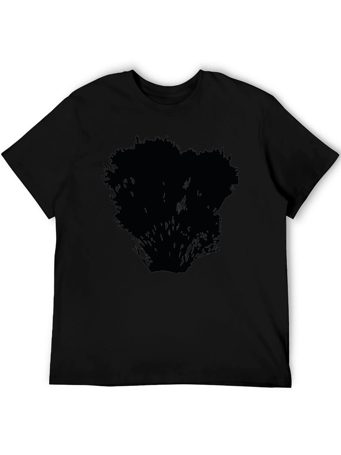 Silhouette Tree Black Graphic Tee