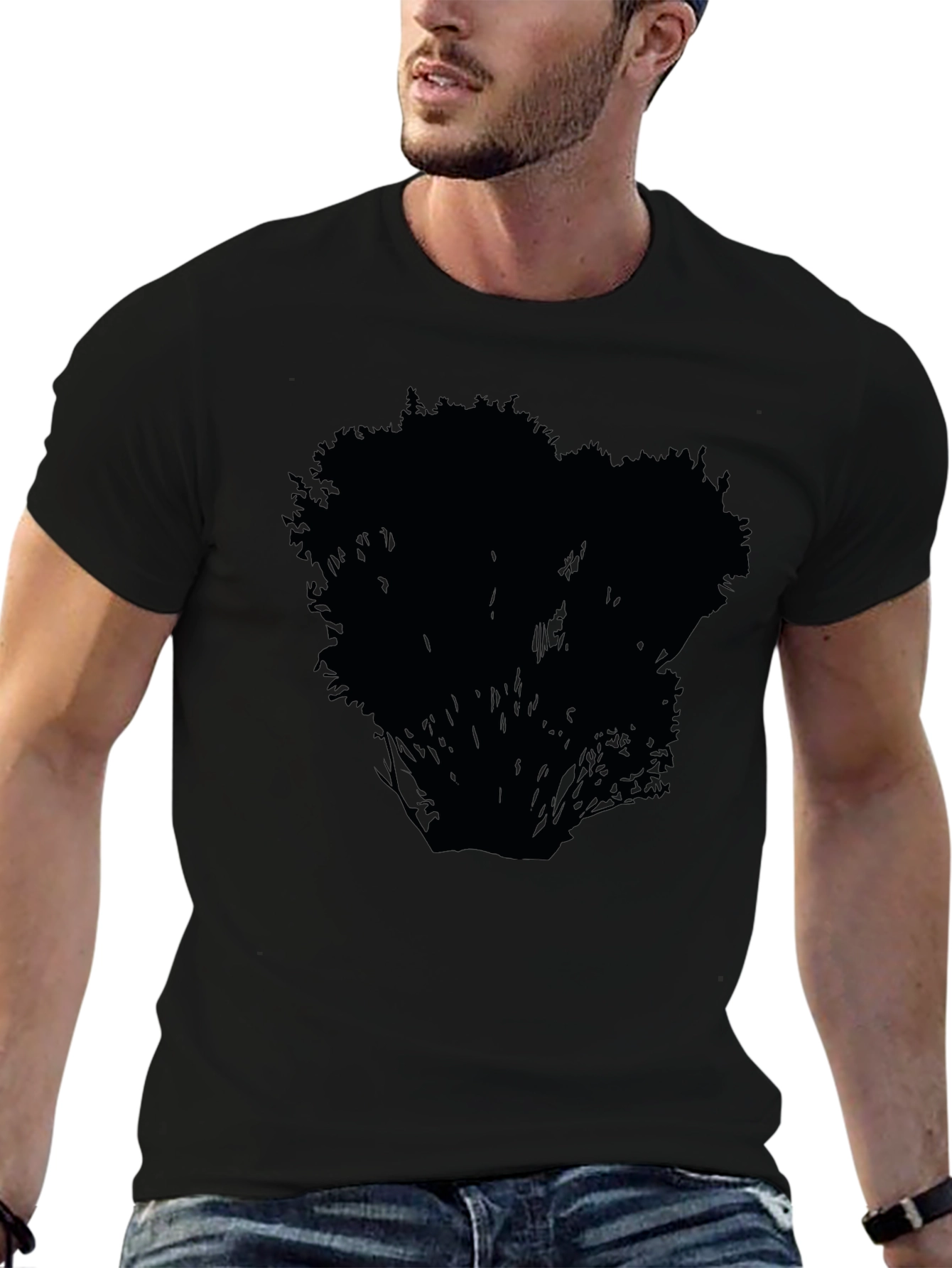 Silhouette Tree Black Graphic Tee