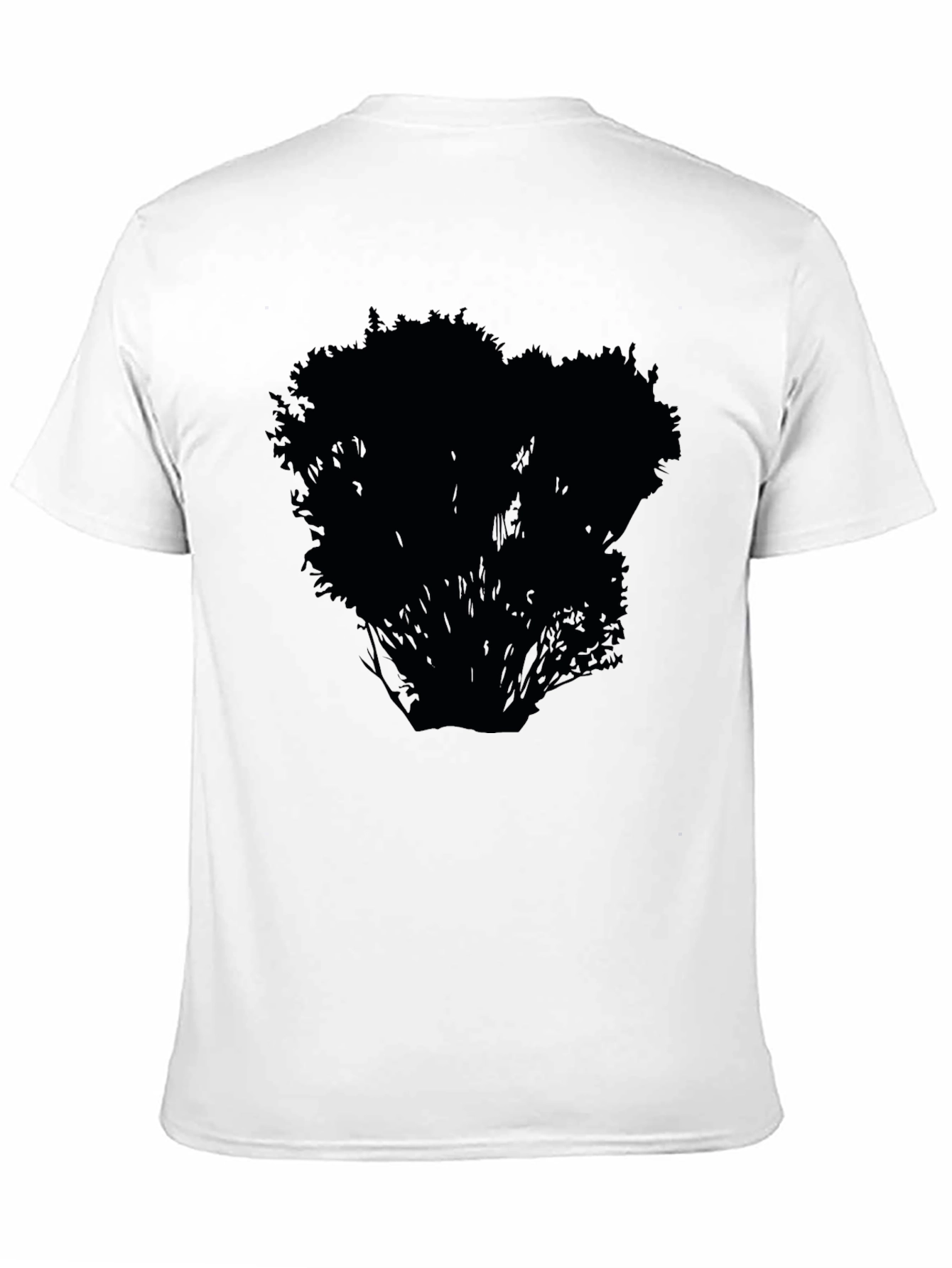 Silhouette Tree Black Graphic Tee